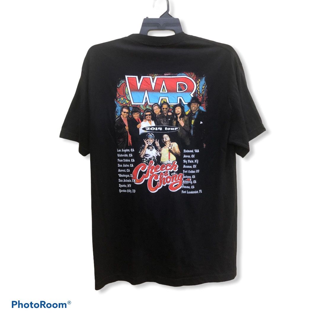 Band Tees × Rap Tees WAR 2014 TOUR Cheech & Chong tee size L Size US L / EU 52-54 / 3 - 3 Thumbnail