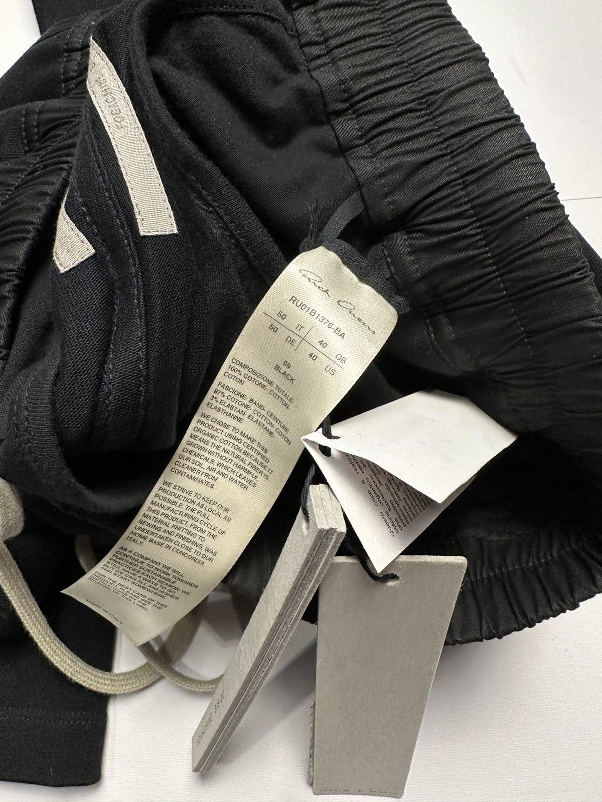 Rick Owens Rick Owens Tecuatl Cropped Drawstring Black Size US 36 / EU 52 - 11 Thumbnail