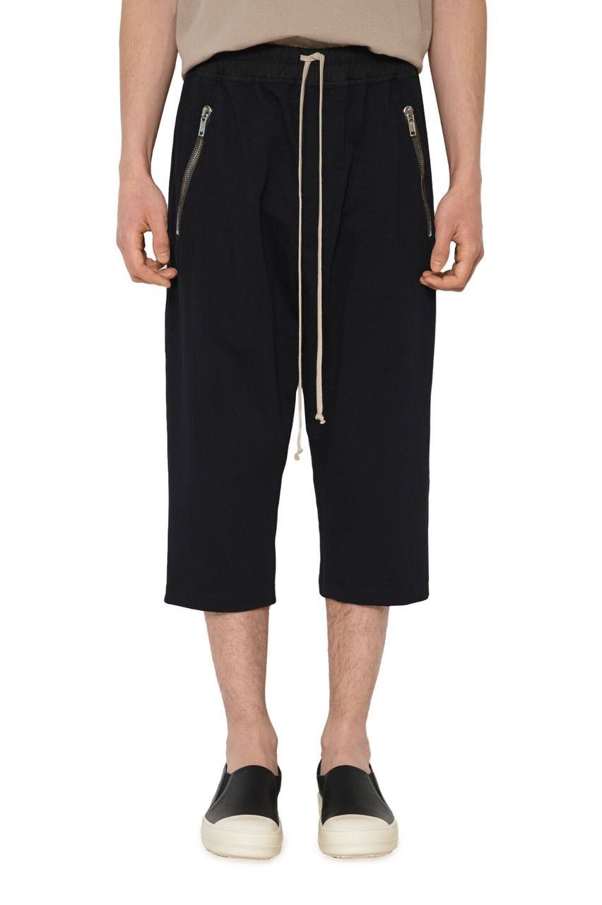 Rick Owens Rick Owens Tecuatl Cropped Drawstring Black Size US 36 / EU 52 - 2 Thumbnail
