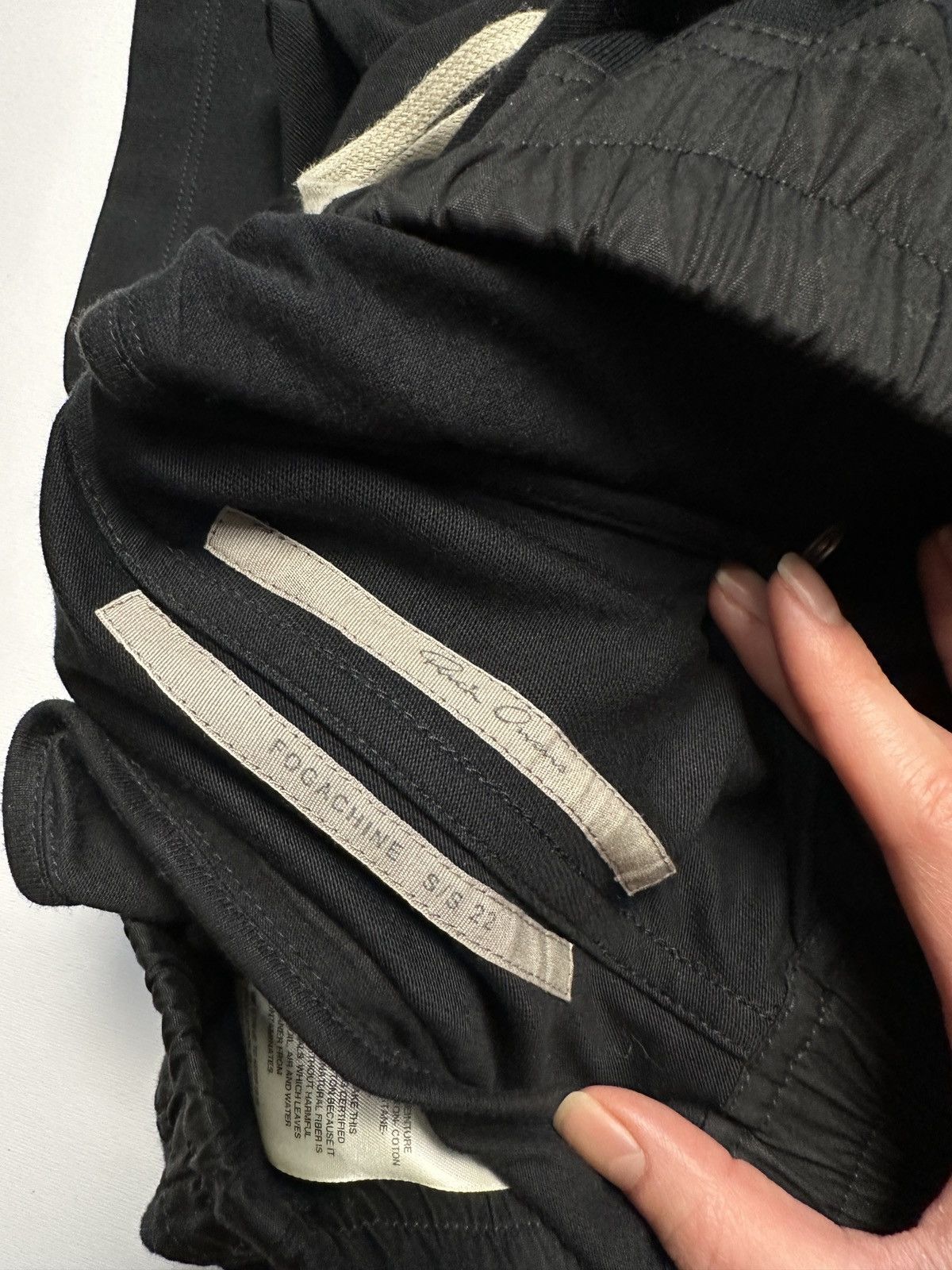 Rick Owens Rick Owens Tecuatl Cropped Drawstring Black Size US 36 / EU 52 - 9 Thumbnail