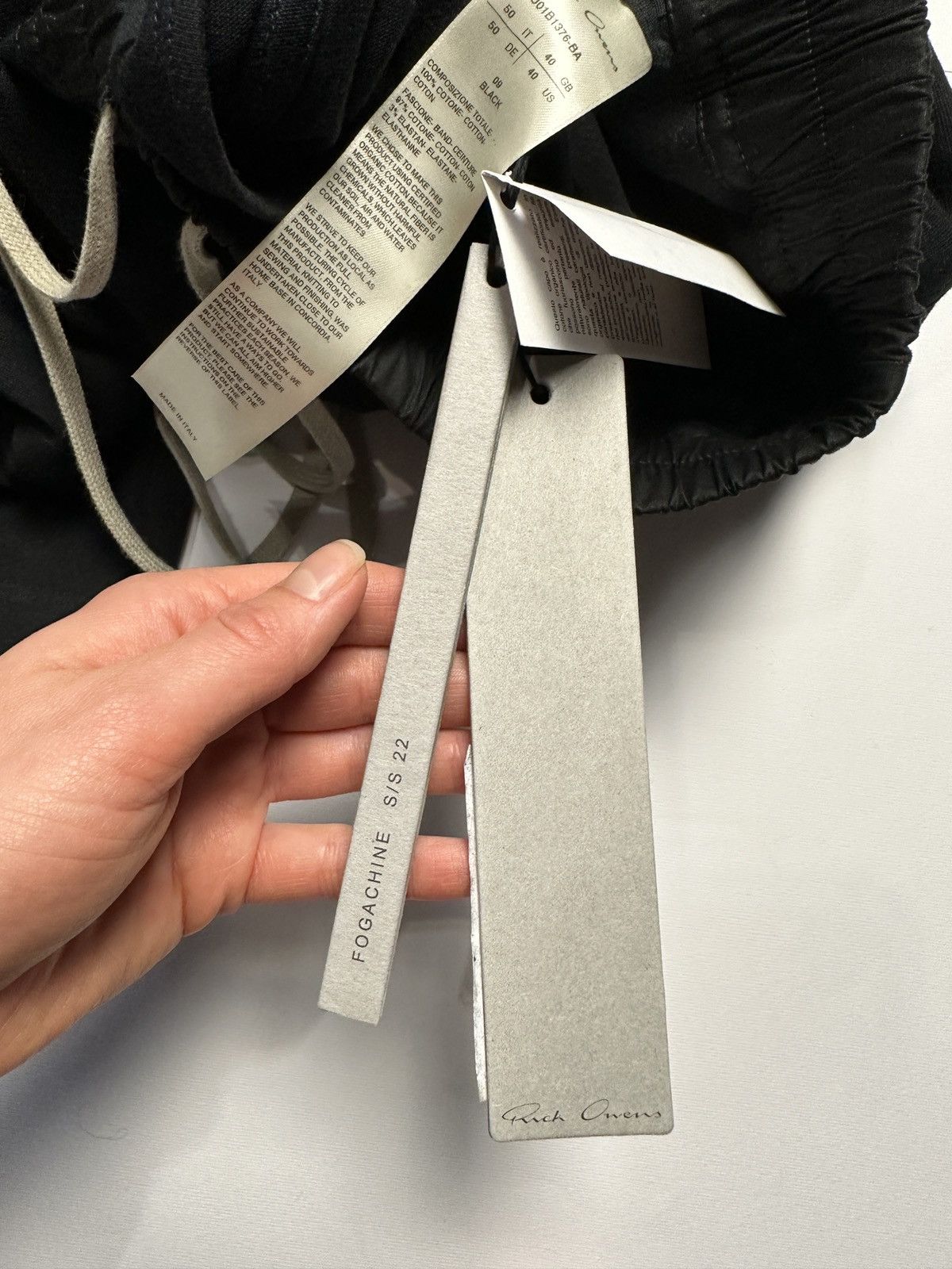 Rick Owens Rick Owens Tecuatl Cropped Drawstring Black Size US 36 / EU 52 - 12 Thumbnail