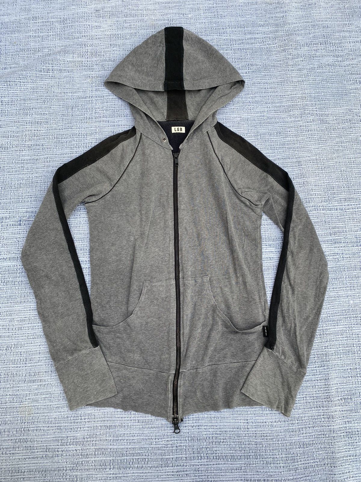 image of Le Grande Bleu L G B Beyond Hoodie in Grey, Women's (Size Small)