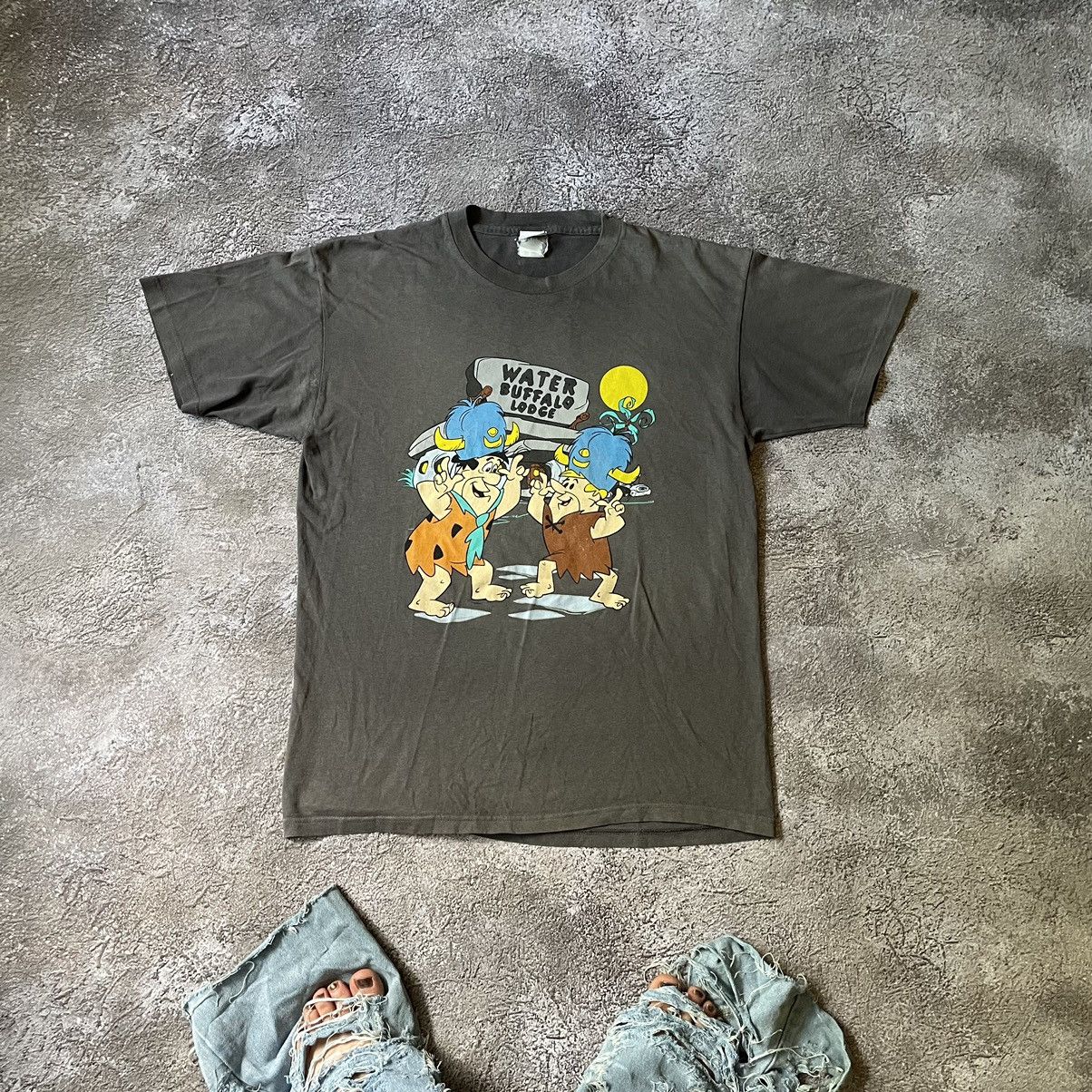 Vintage Vintage 90s Cartoon Graphic Tee Y2K Skate Streetwear Slim XL Size US XL / EU 56 / 4 - 1 Thumbnail