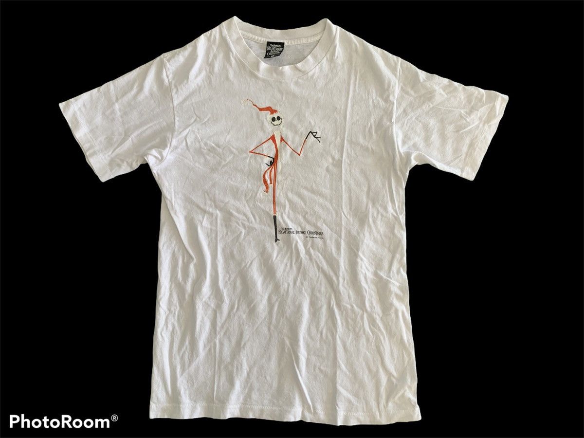 Vintage Vintage Tim Burton’s Nightmare Before Christmas T Shirt Size US M / EU 48-50 / 2 - 1 Thumbnail