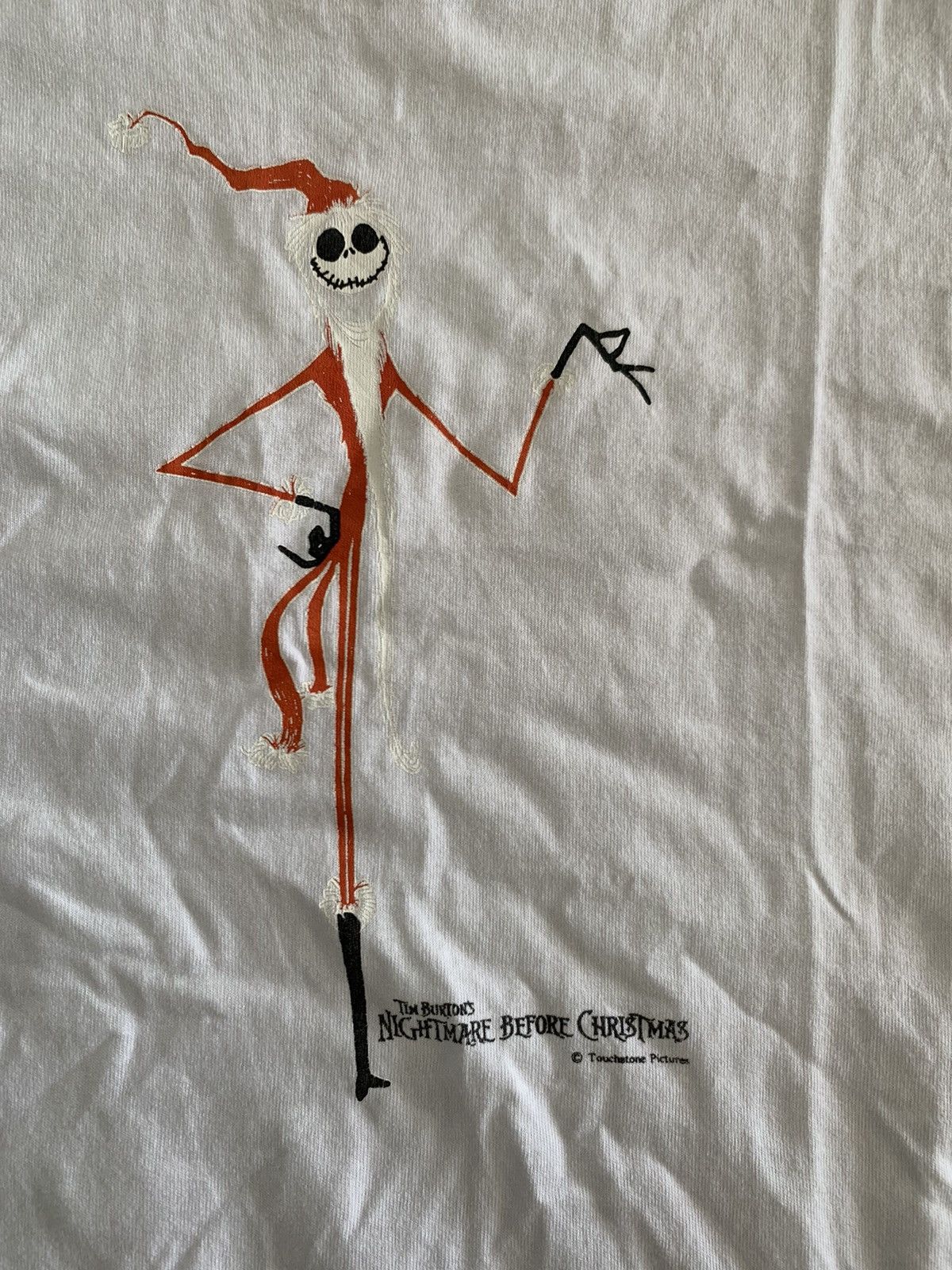 Vintage Vintage Tim Burton’s Nightmare Before Christmas T Shirt Size US M / EU 48-50 / 2 - 2 Thumbnail