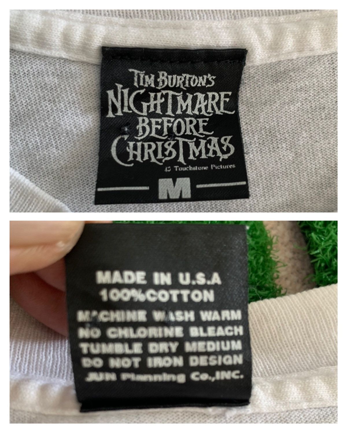 Vintage Vintage Tim Burton’s Nightmare Before Christmas T Shirt Size US M / EU 48-50 / 2 - 3 Thumbnail