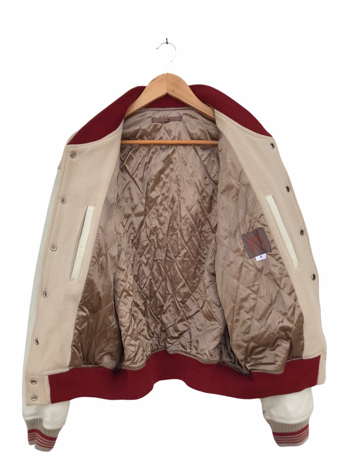 BIGI Vintage Men’s Bigi Spellout Varsity Jacket Size US L / EU 52-54 / 3 - 3 Thumbnail