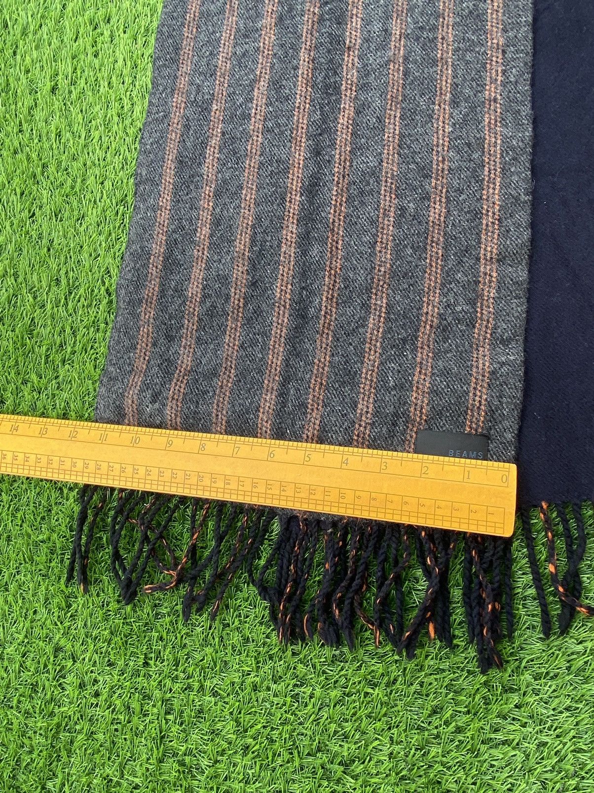 Beams Plus Beams Stripe Wool Muffler Scarf Size ONE SIZE - 5 Thumbnail