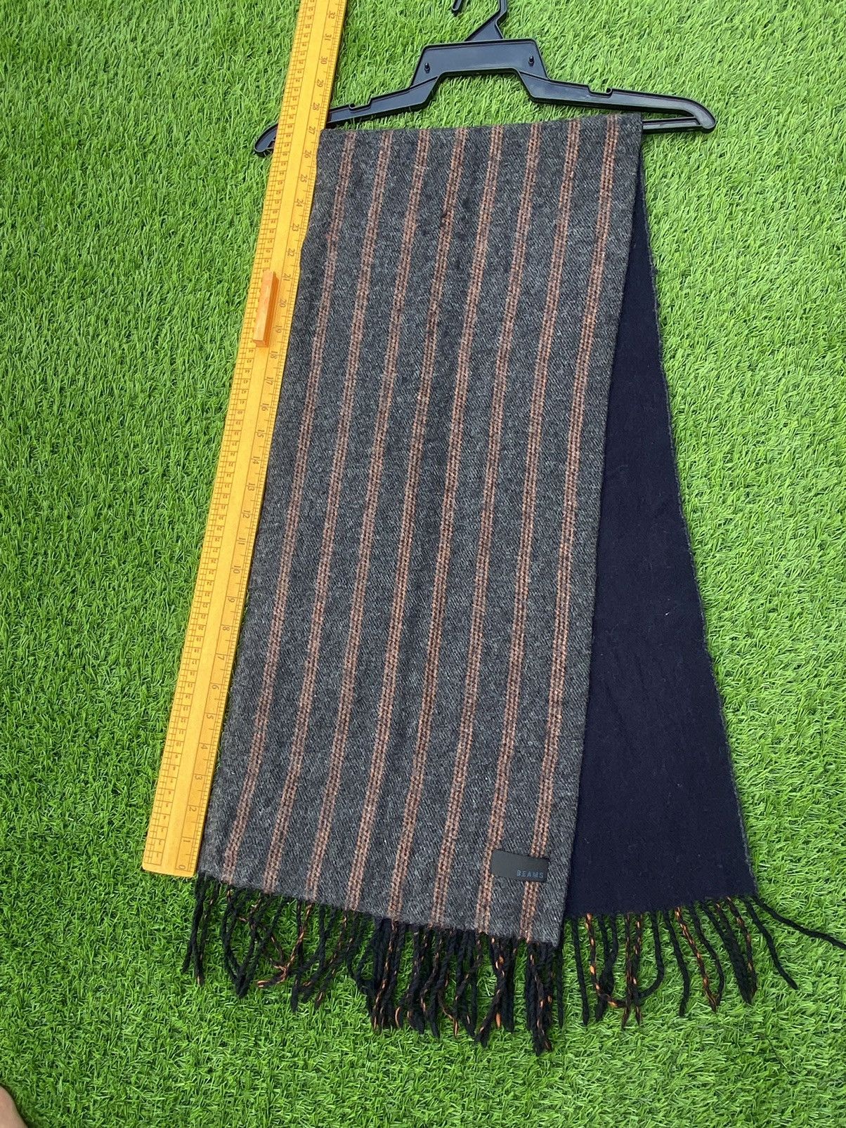 Beams Plus Beams Stripe Wool Muffler Scarf Size ONE SIZE - 3 Thumbnail