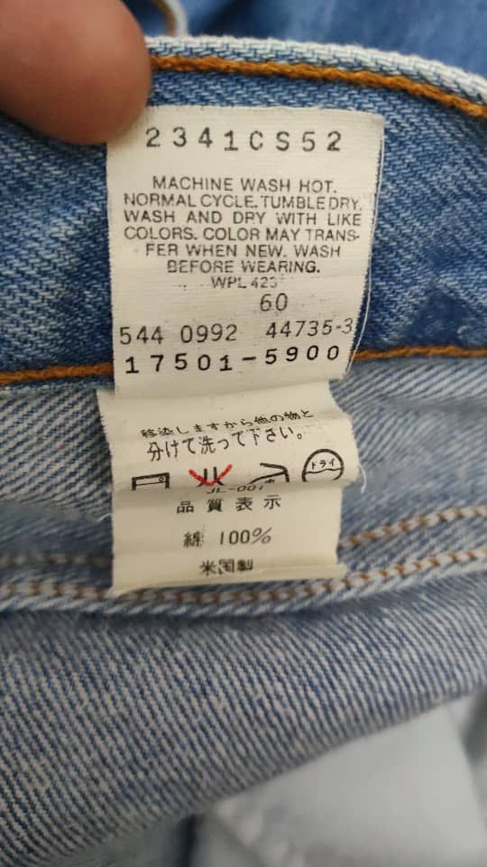 Levi's Vintage Levis 17501-0115 Made in USA Size US 27 - 7 Thumbnail
