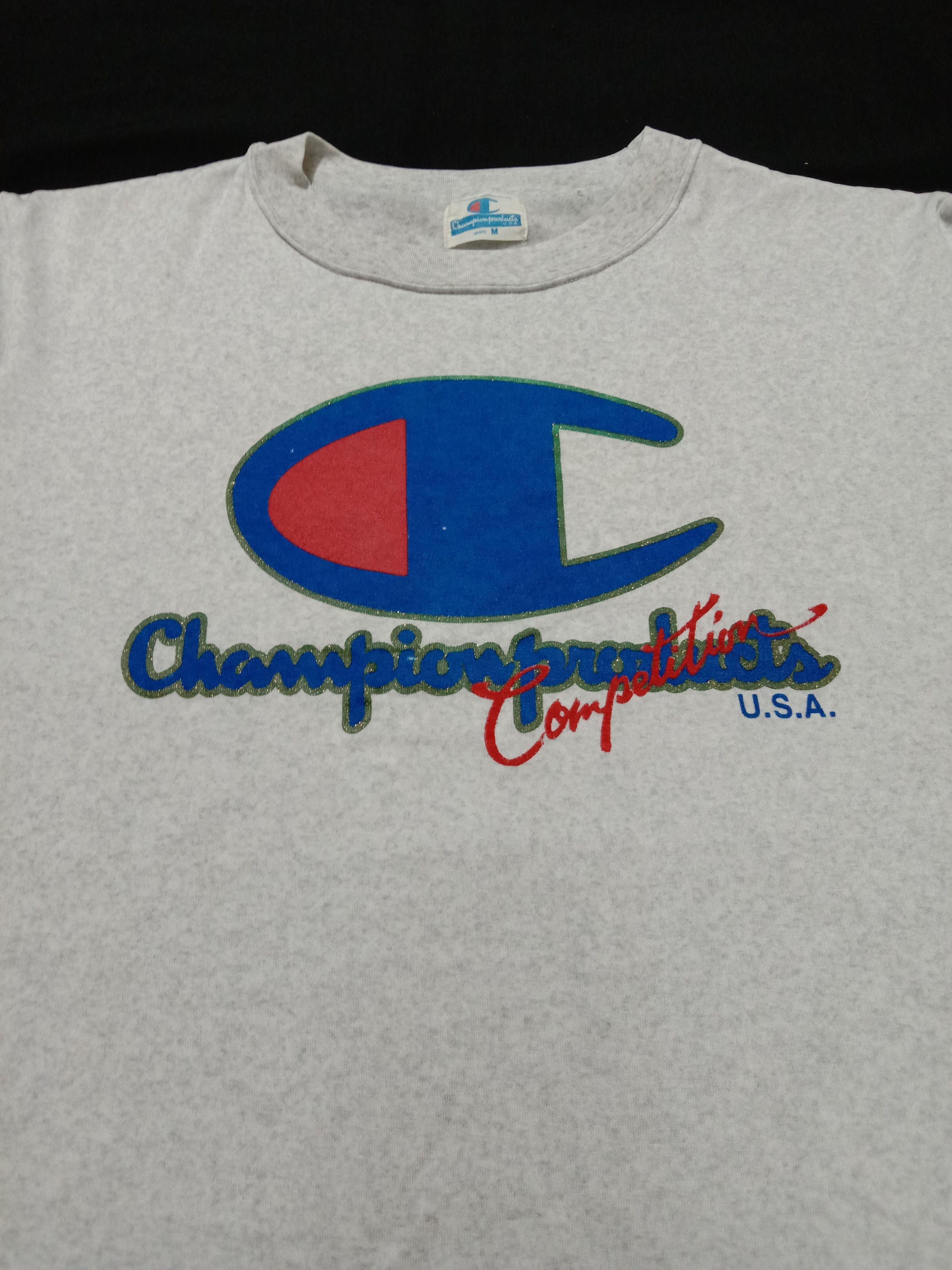 Champion Vintage 90s CHAMPION USA Sweatshirt Product Competiton Size US M / EU 48-50 / 2 - 2 Thumbnail