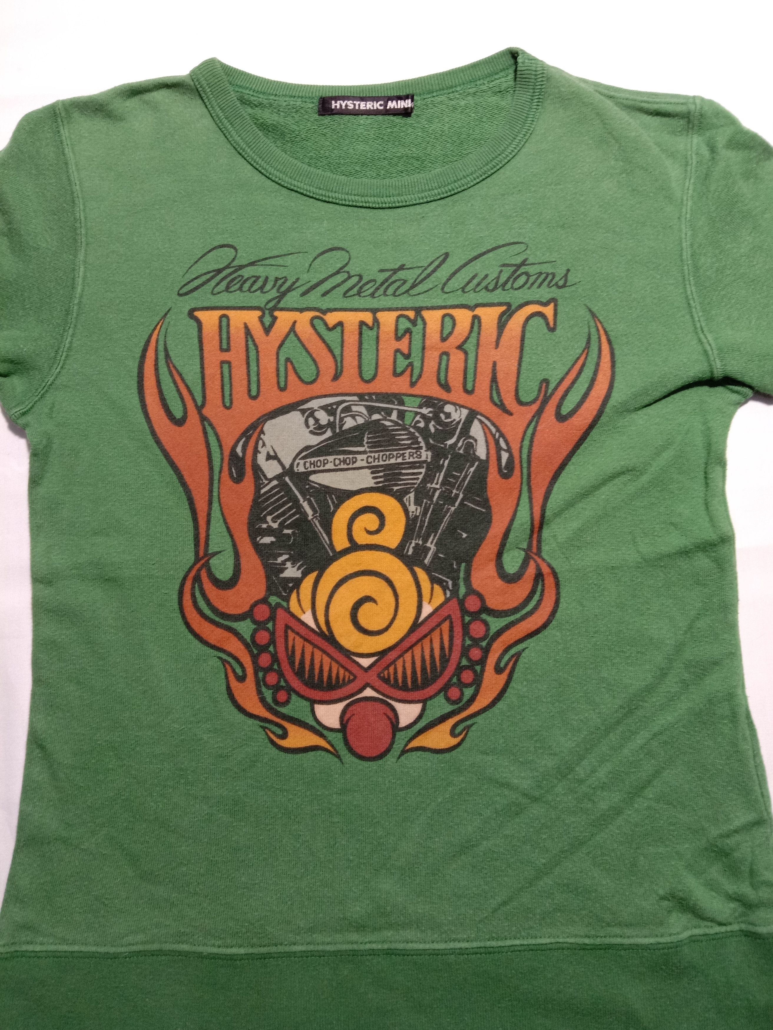 Hysteric Glamour × Japanese Brand Hysteric Glamour Green Sweatshirt For Youth Tee Size XXS / US 00 / IT 34 - 2 Thumbnail