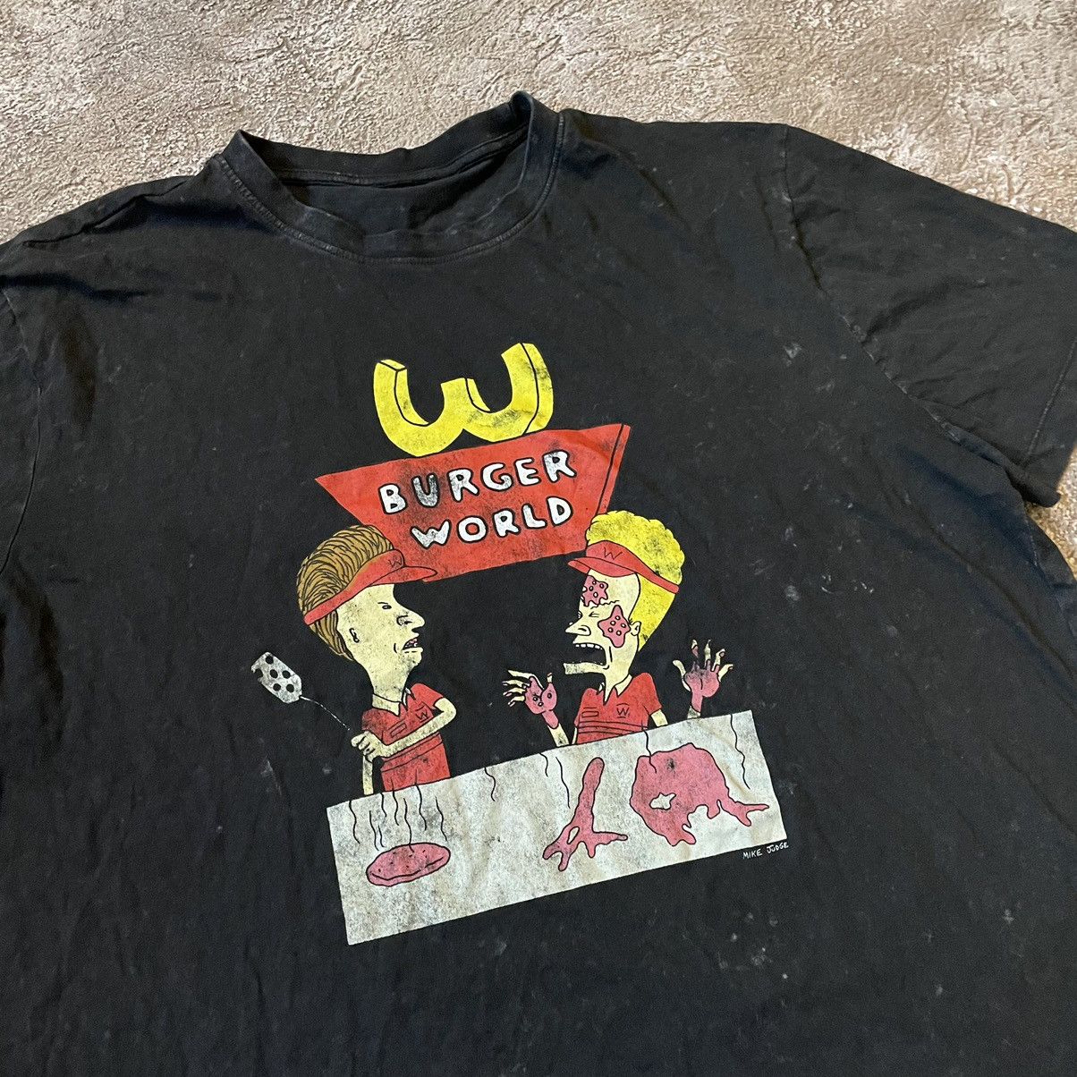 Cartoon Network Vintage 90s Burger World Art Abstract Cartoon Promo y2k Size US M / EU 48-50 / 2 - 5 Thumbnail