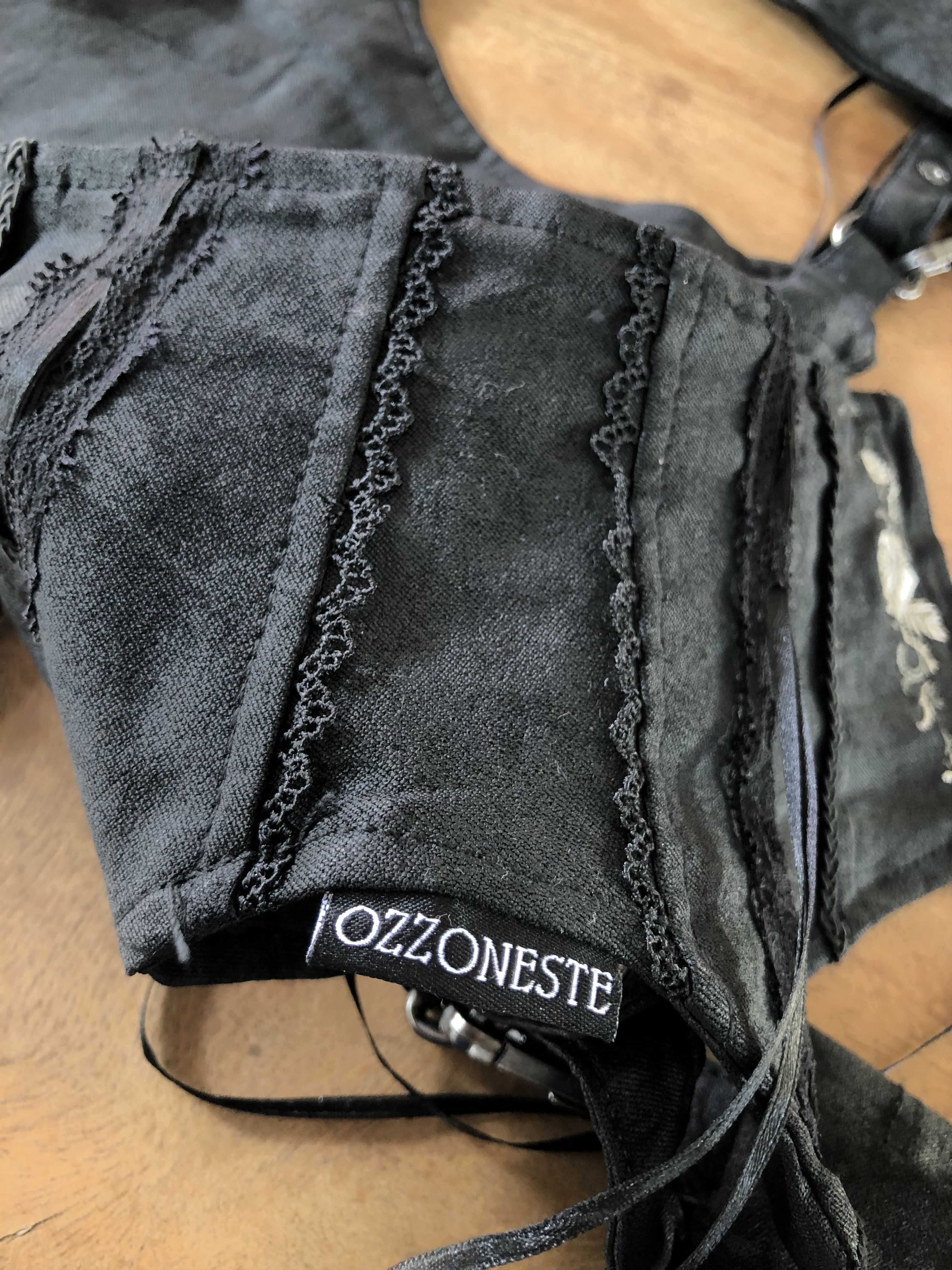 Japanese Brand RARE🔥GOTHIC PUNK TACTICAL CORSET OG DESIGN Size ONE SIZE - 17 Thumbnail