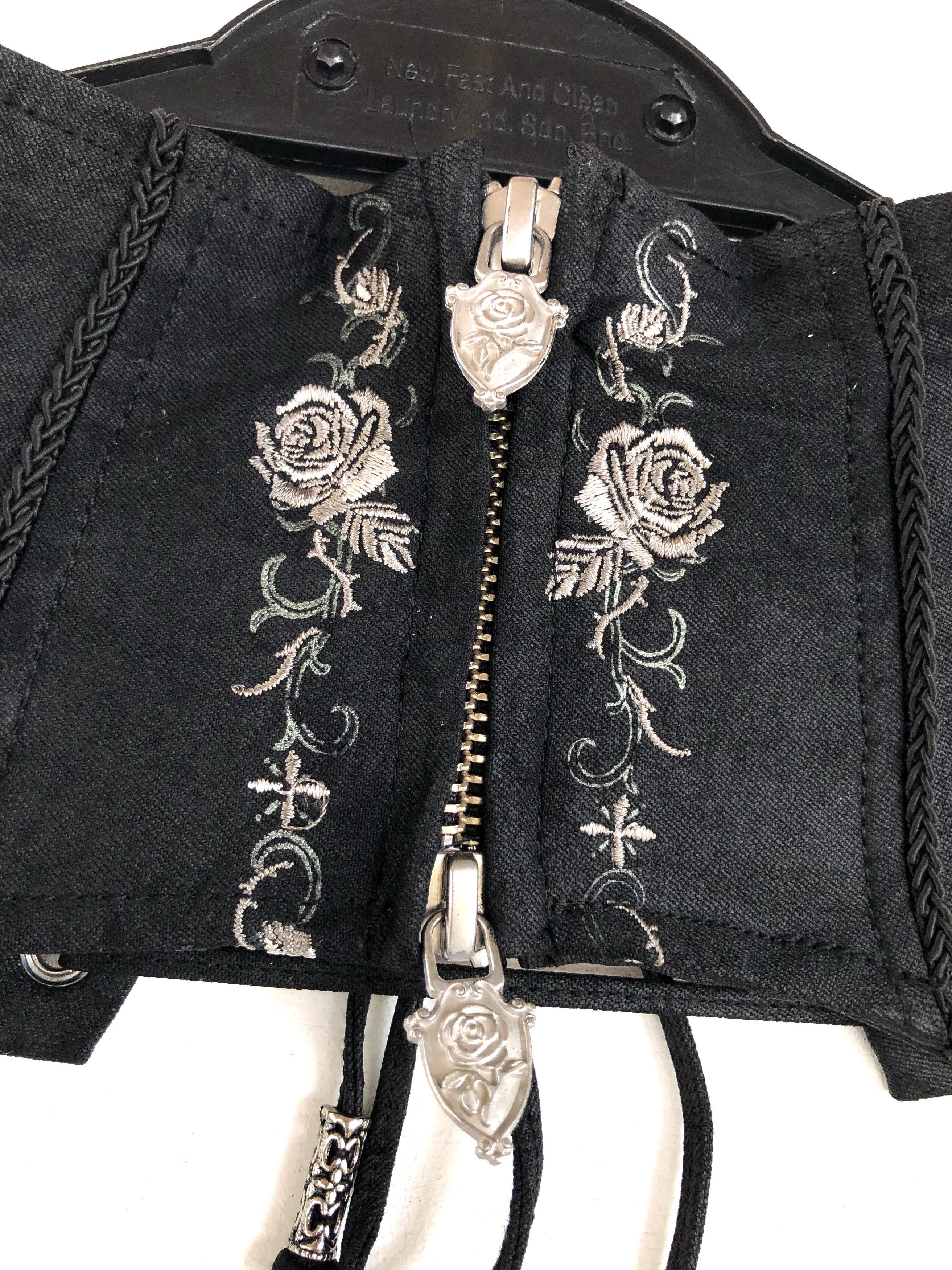 Japanese Brand RARE🔥GOTHIC PUNK TACTICAL CORSET OG DESIGN Size ONE SIZE - 6 Thumbnail