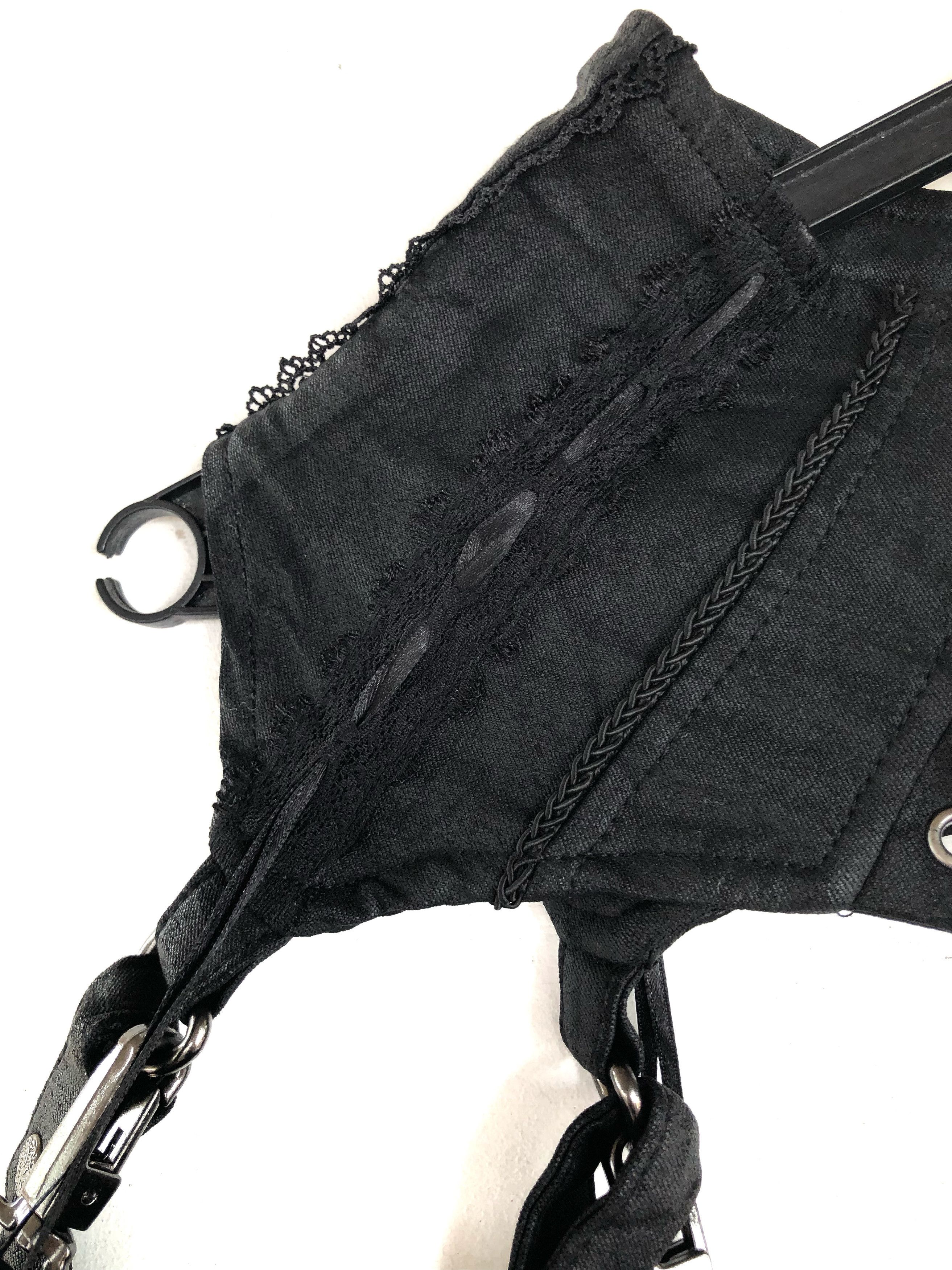 Japanese Brand RARE🔥GOTHIC PUNK TACTICAL CORSET OG DESIGN Size ONE SIZE - 8 Thumbnail