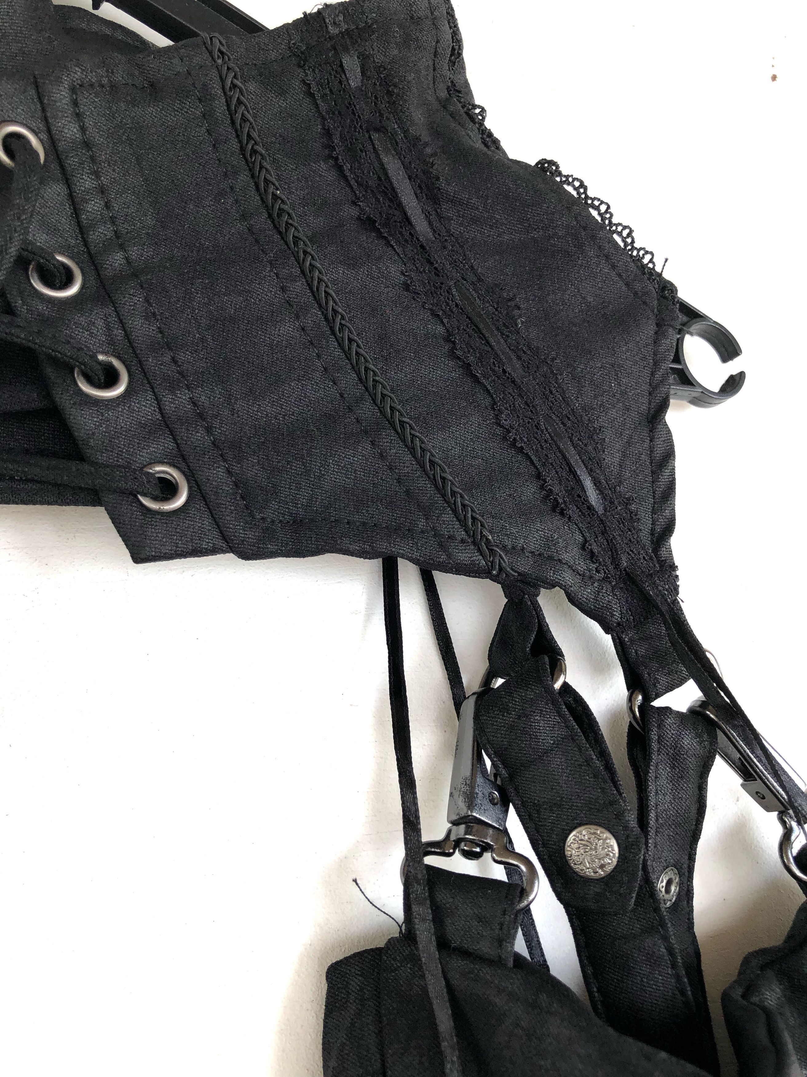 Japanese Brand RARE🔥GOTHIC PUNK TACTICAL CORSET OG DESIGN Size ONE SIZE - 10 Thumbnail