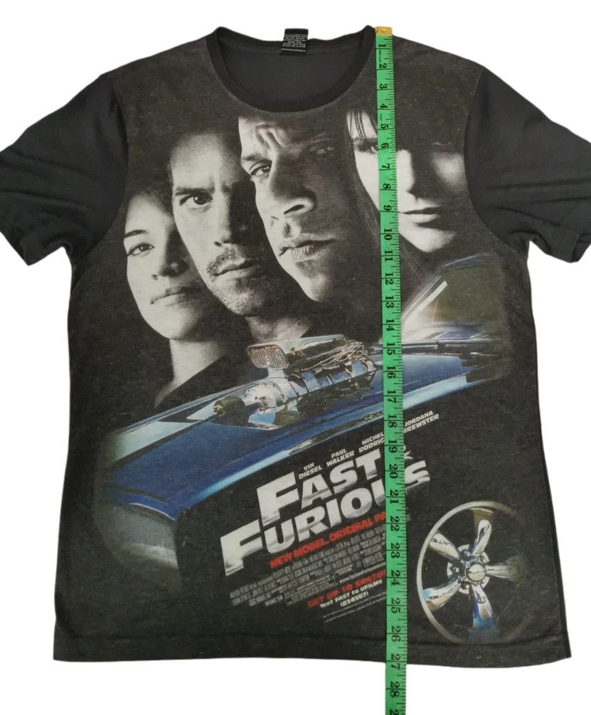 Vintage Vintage Fast & Furious Movie Tee Walker Promo OverPrint Size US S / EU 44-46 / 1 - 6 Thumbnail