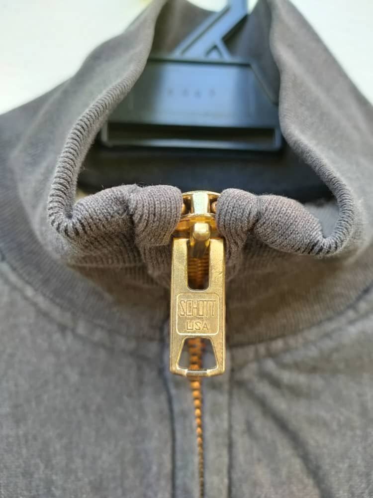 Schott Schott Zip up Heavy sweater Size US M / EU 48-50 / 2 - 3 Thumbnail