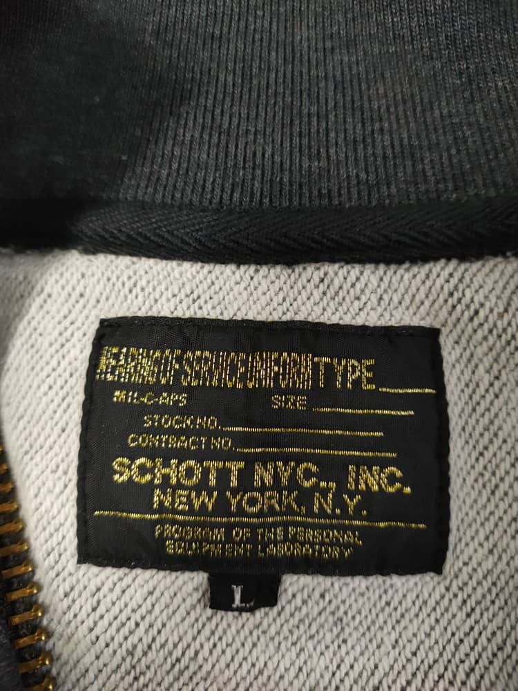 Schott Schott Zip up Heavy sweater Size US M / EU 48-50 / 2 - 4 Thumbnail