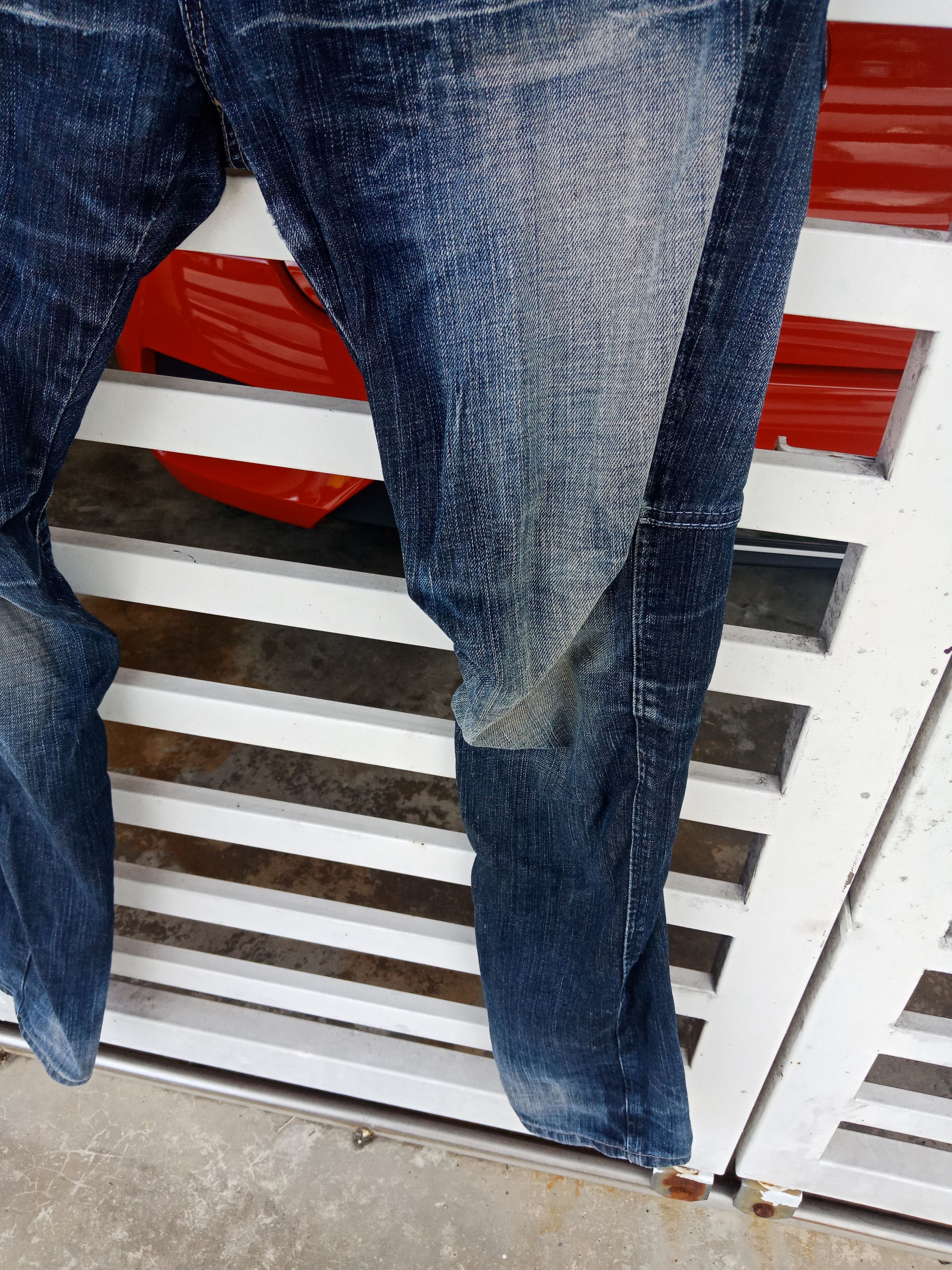 Marithe + Francois Girbaud Marithe Francois Girboud Bondage Hibrid Distressed Denim Size US 30 / EU 46 - 6 Thumbnail