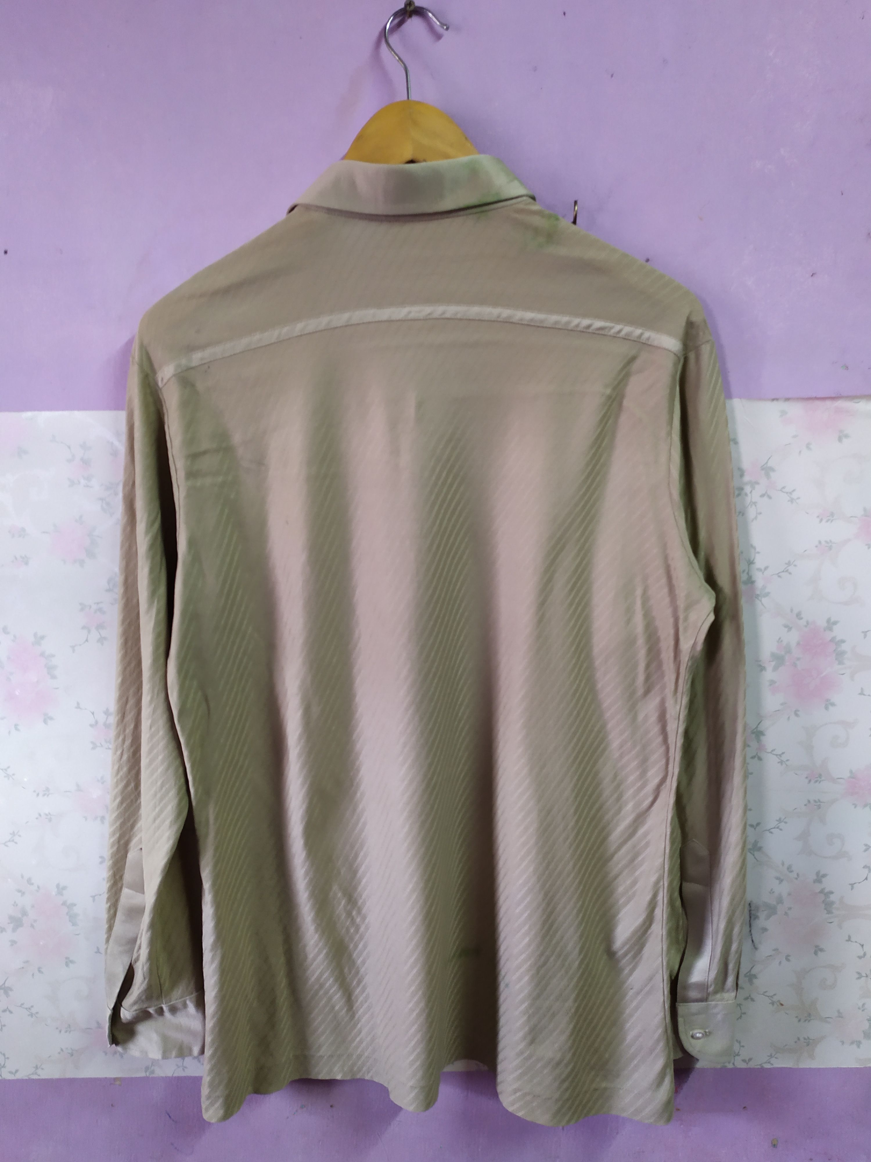 Vintage × Yves Saint Laurent Vintage YVES SAINT LAURENT Paris Long Sleeve Collar Shirt Size US S / EU 44-46 / 1 - 6 Thumbnail