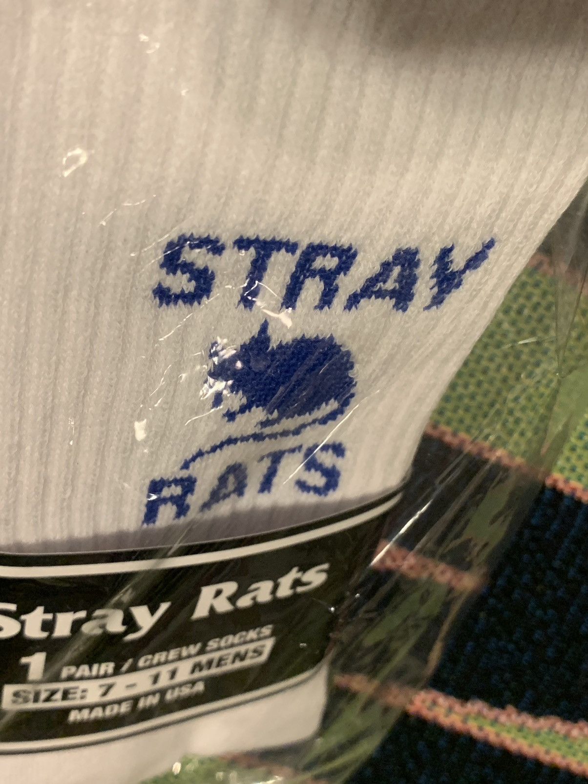 Stray Rats Stray rats socks (Blue logo) Size ONE SIZE - 3 Thumbnail