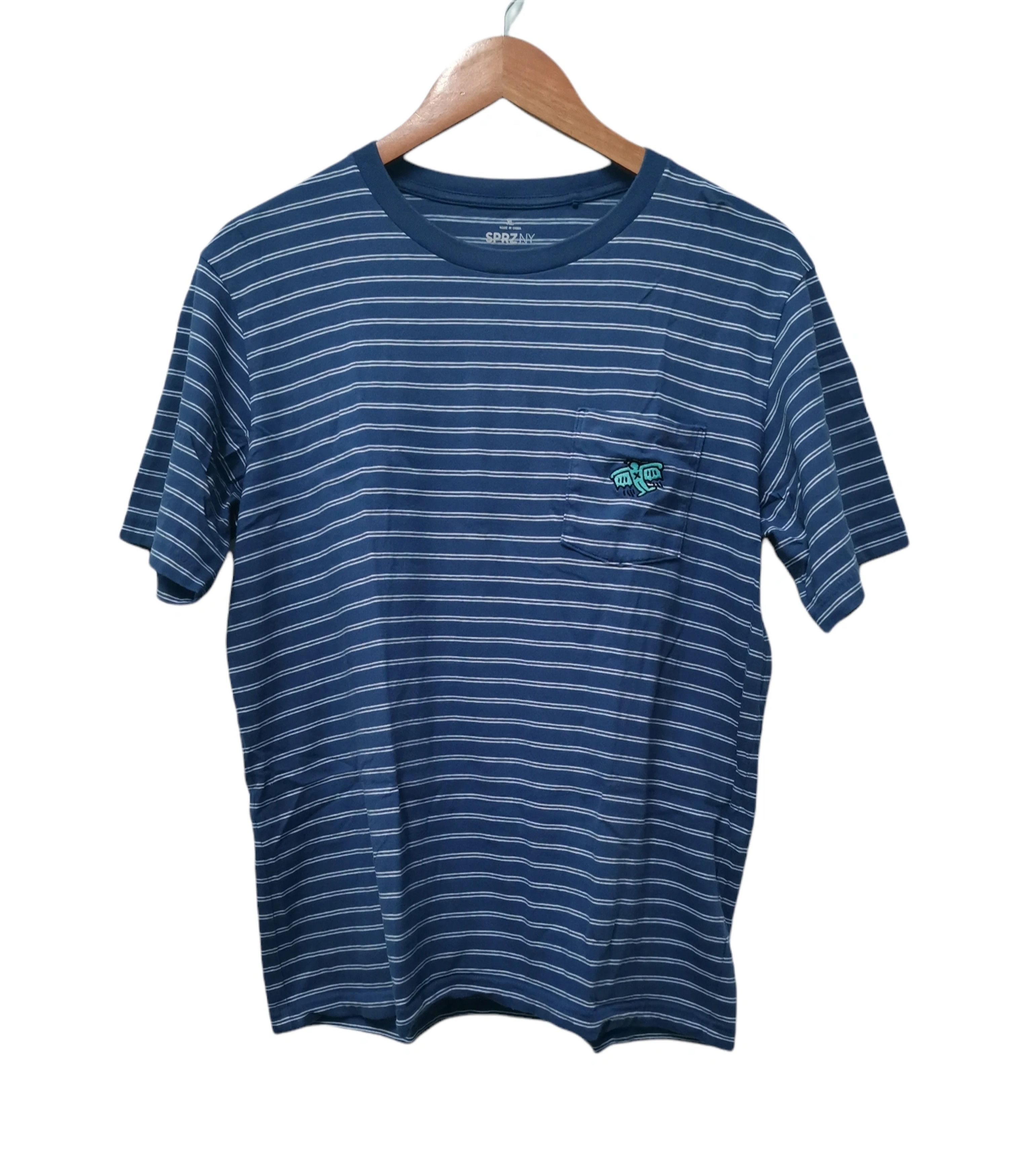 Designer Keith Haring Striped Single Pocket Tee Art Designer Size US XL / EU 56 / 4 - 2 Thumbnail