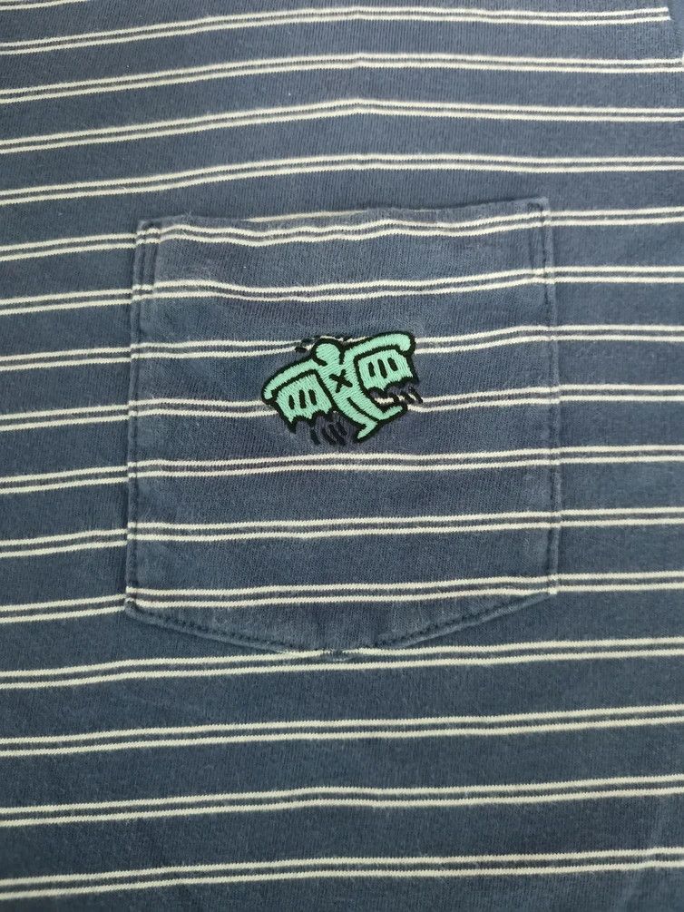 Designer Keith Haring Striped Single Pocket Tee Art Designer Size US XL / EU 56 / 4 - 1 Thumbnail