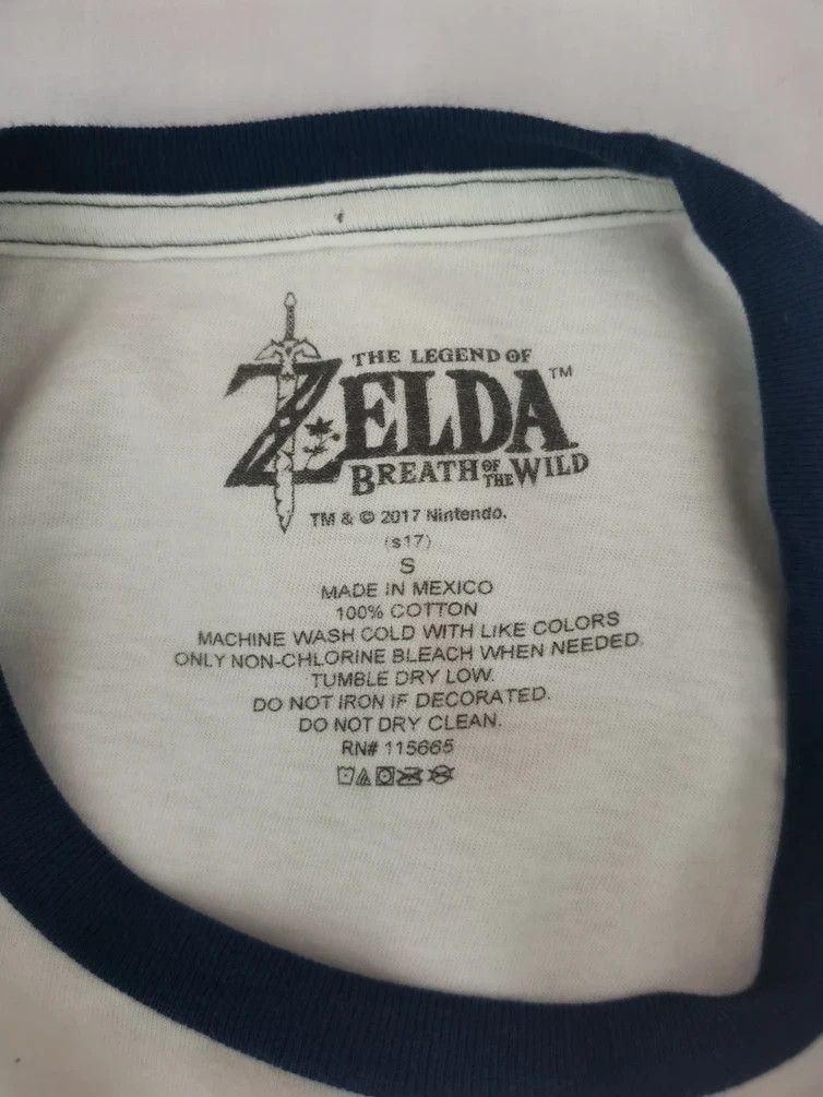 Anime Zelda Breath Of the Wild Nintendo Game Anime Raglan Tee Size US S / EU 44-46 / 1 - 2 Thumbnail