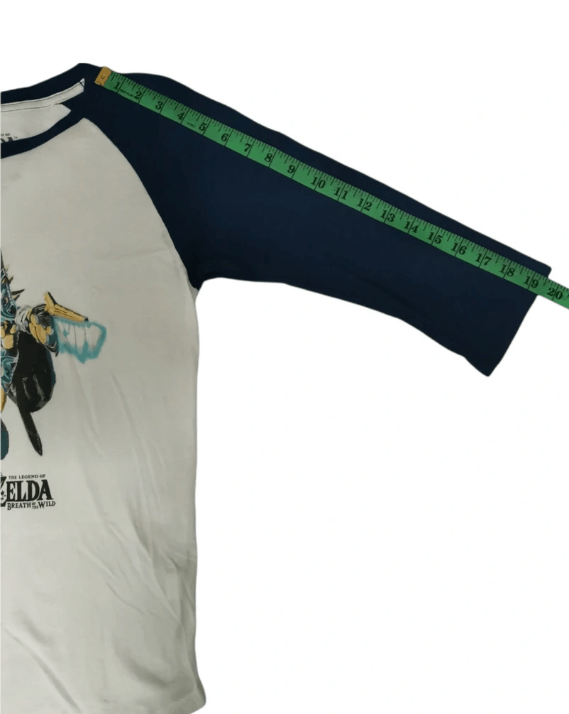Anime Zelda Breath Of the Wild Nintendo Game Anime Raglan Tee Size US S / EU 44-46 / 1 - 5 Thumbnail