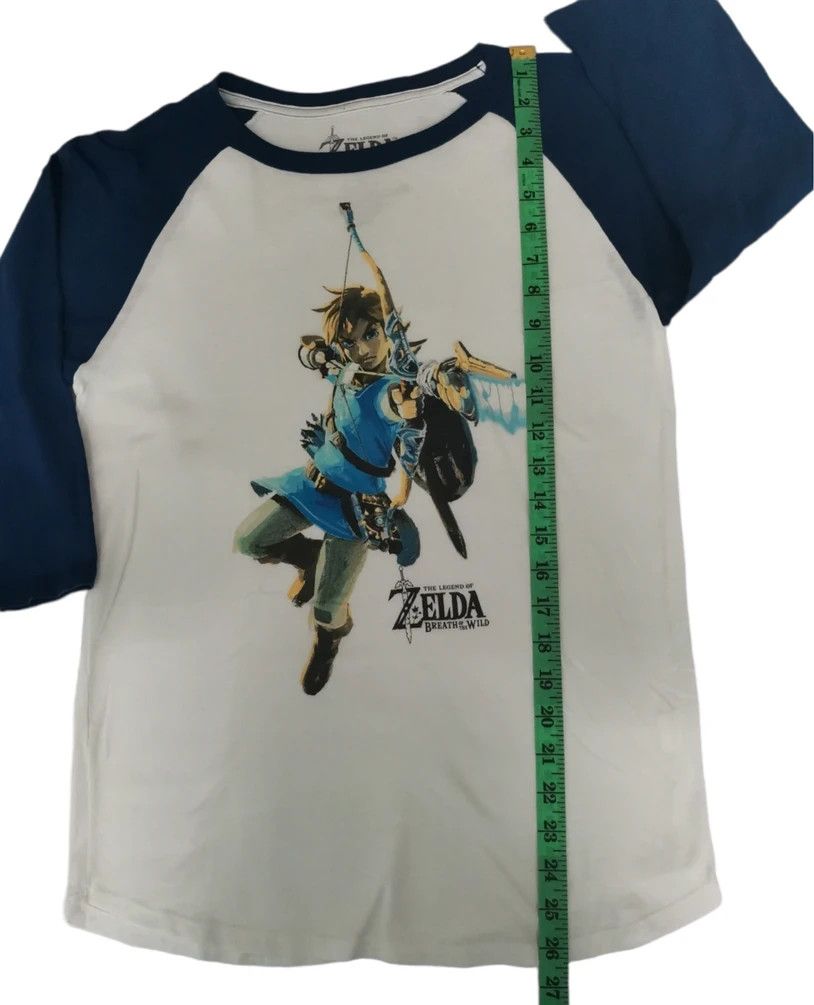 Anime Zelda Breath Of the Wild Nintendo Game Anime Raglan Tee Size US S / EU 44-46 / 1 - 4 Thumbnail