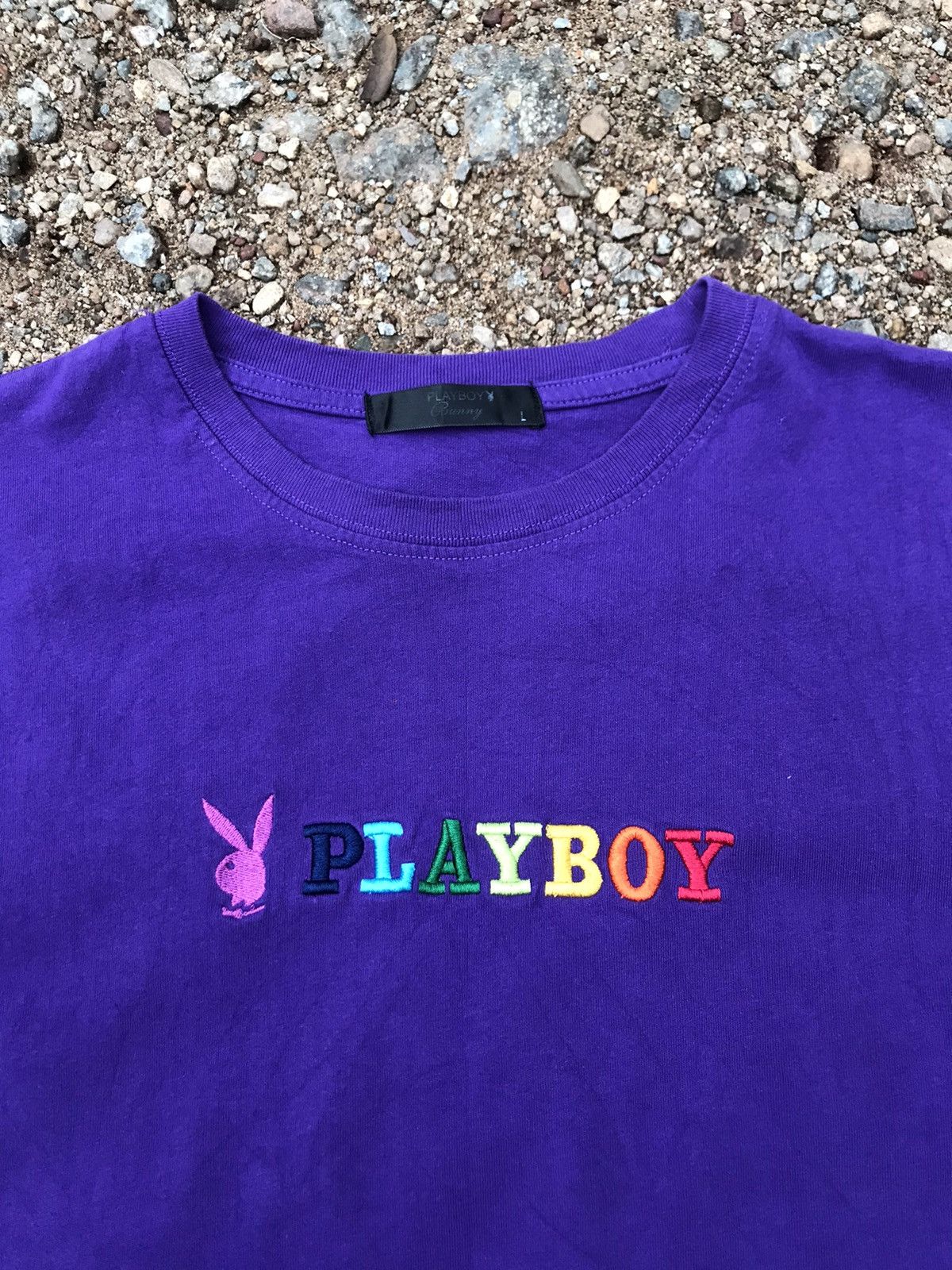 Designer × Playboy Embroidery / Multicolor Playboy Tee Size US L / EU 52-54 / 3 - 5 Thumbnail