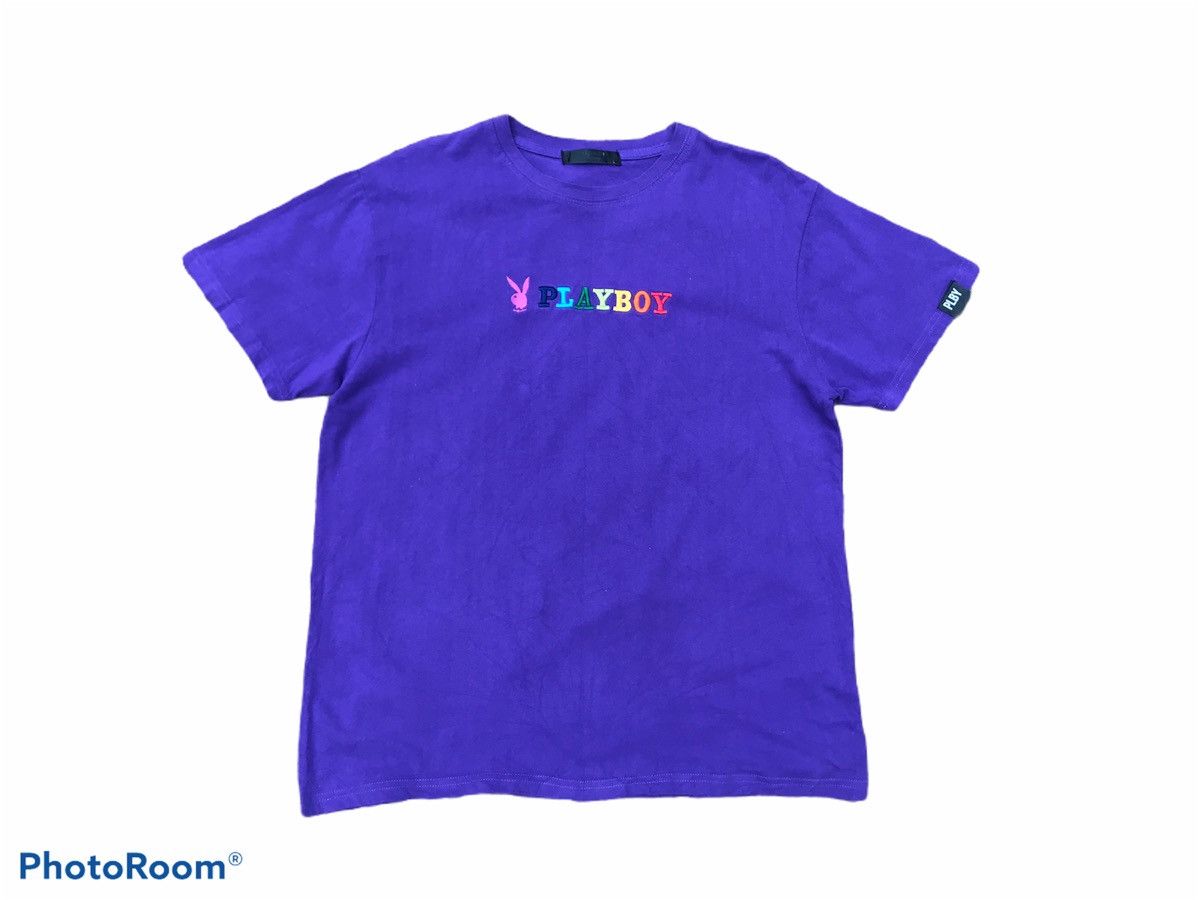 Designer × Playboy Embroidery / Multicolor Playboy Tee Size US L / EU 52-54 / 3 - 1 Thumbnail