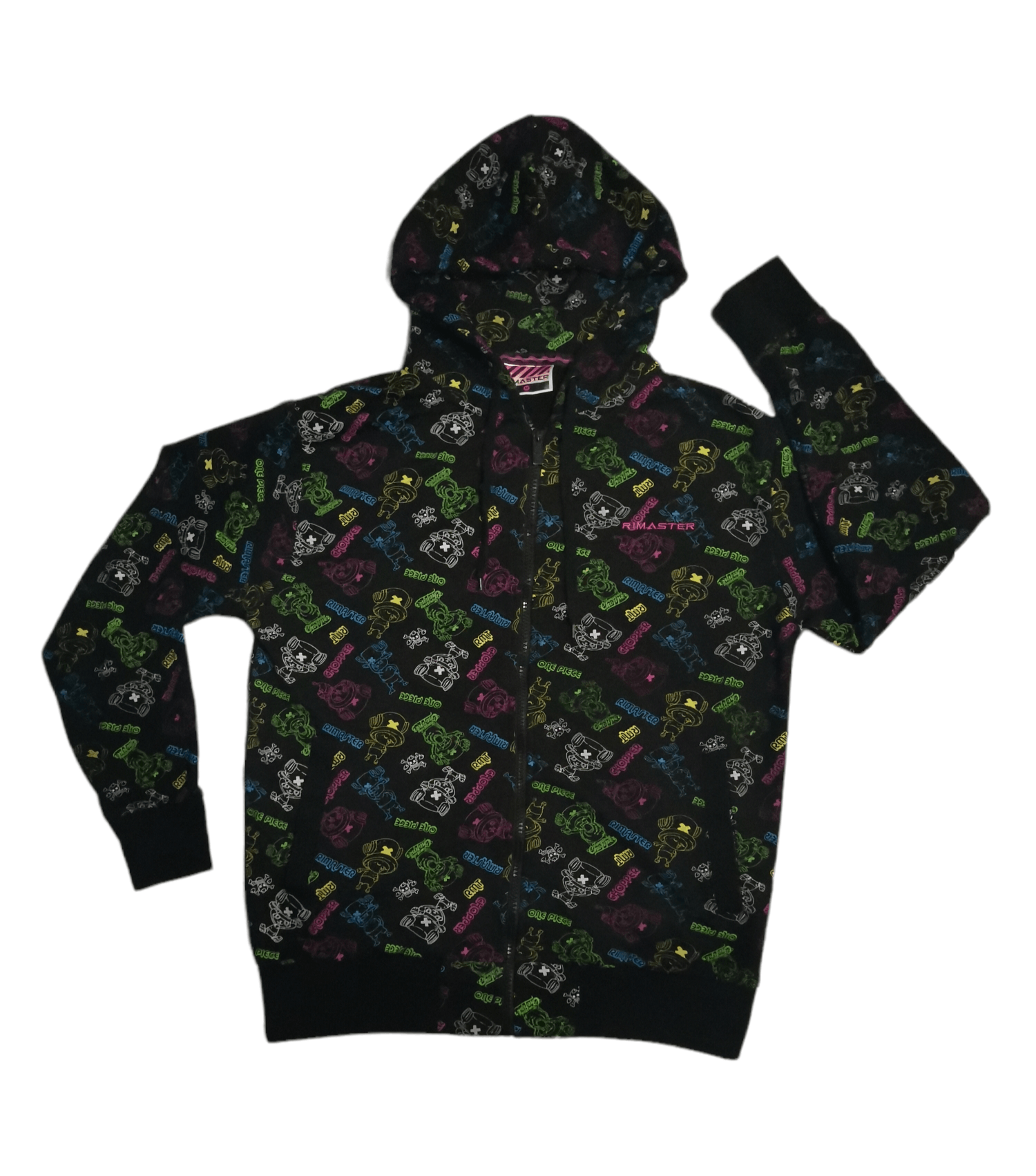 Anime One Piece Tony Chopper Zip Up Hoodie OverPrint Anime Size US M / EU 48-50 / 2 - 1 Thumbnail