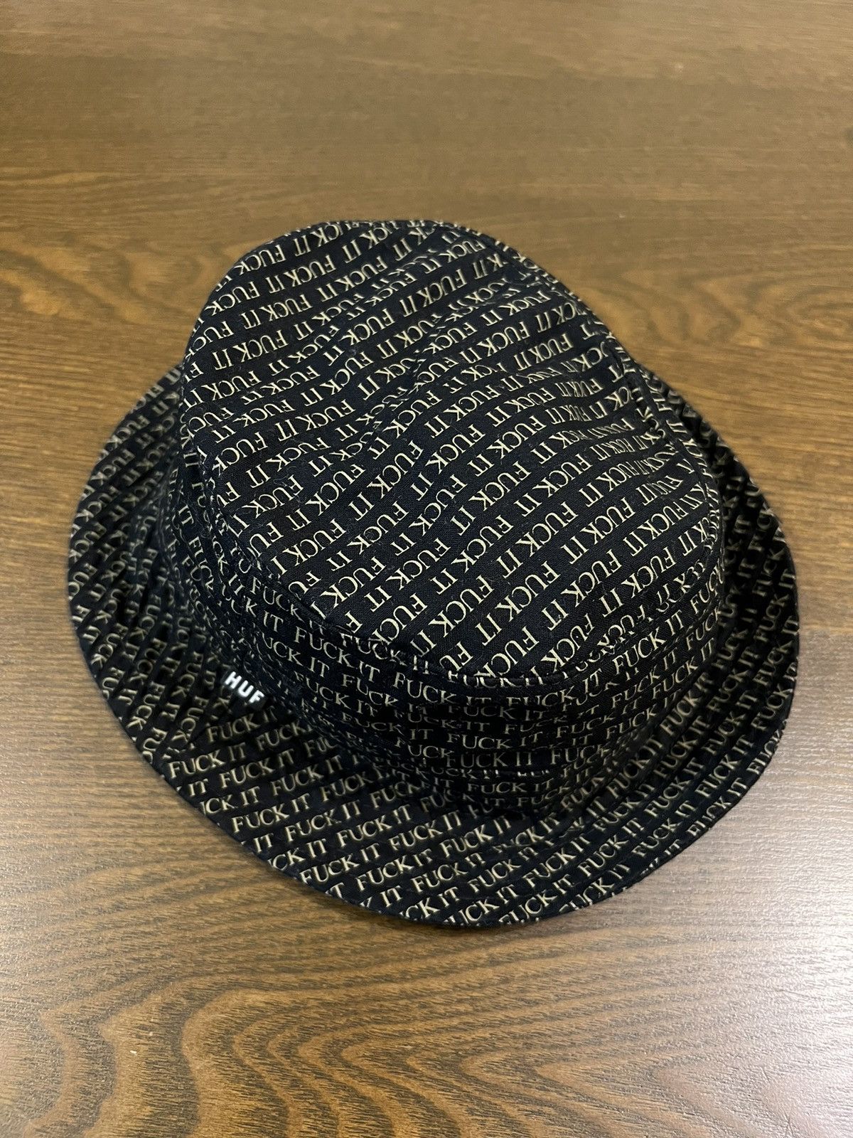 Huf GRAIL🔥OG HUF 🇺🇸 Customade "Fuck It" Jacquard Bucket Hats Size ONE SIZE - 1 Thumbnail