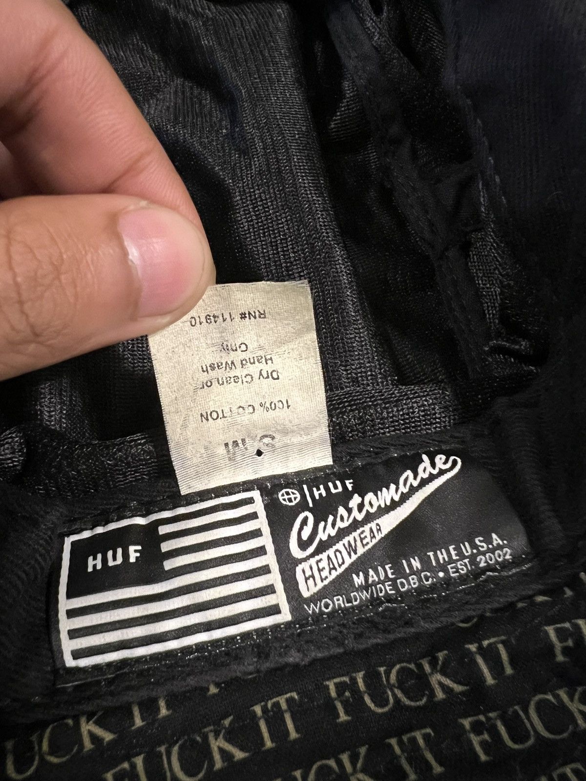 Huf GRAIL🔥OG HUF 🇺🇸 Customade "Fuck It" Jacquard Bucket Hats Size ONE SIZE - 6 Thumbnail