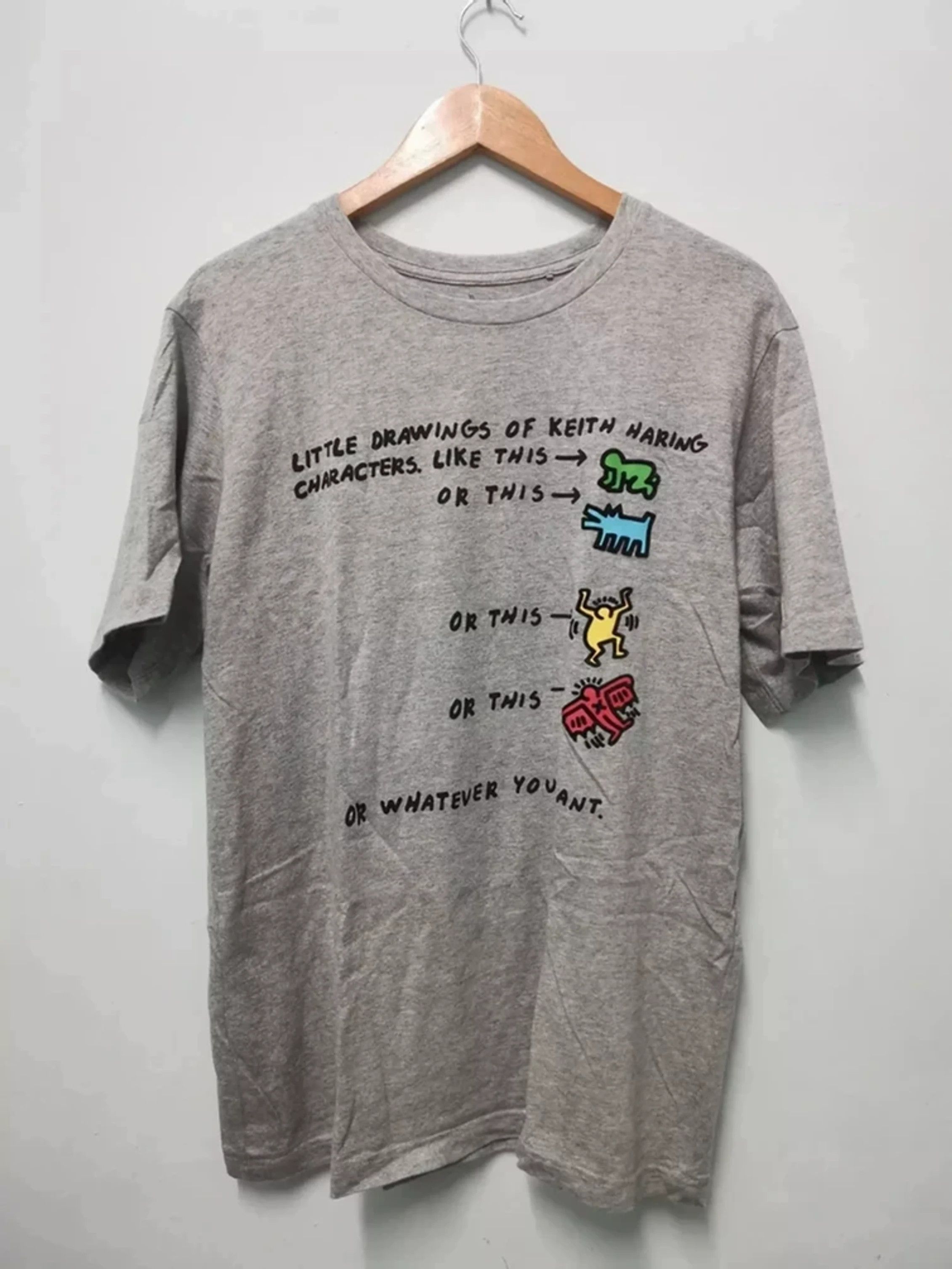 Designer × Japanese Brand × Keith Haring Keith Haring Characters Art Graffiti Tee Designer Size US XL / EU 56 / 4 - 1 Thumbnail
