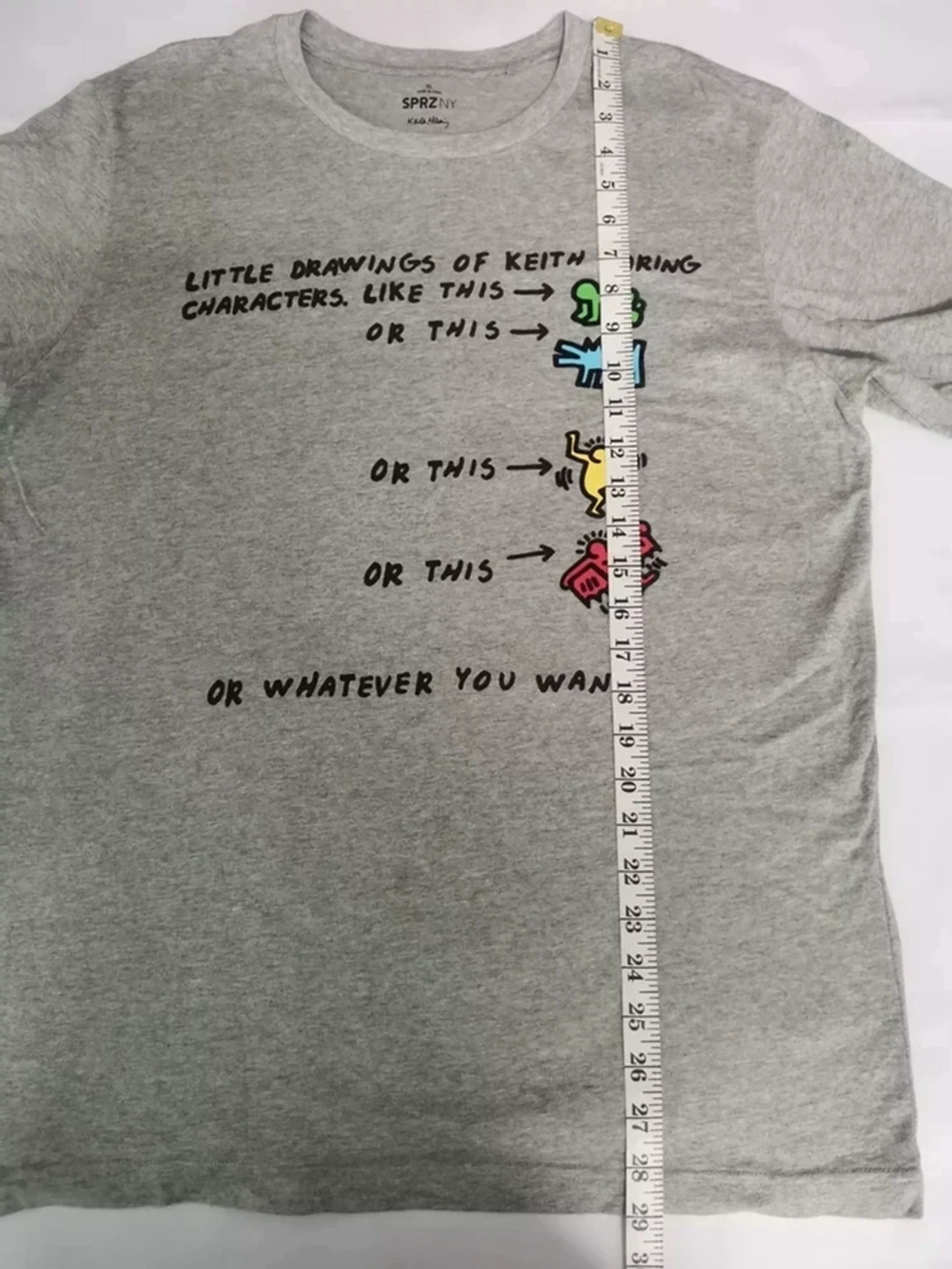 Designer × Japanese Brand × Keith Haring Keith Haring Characters Art Graffiti Tee Designer Size US XL / EU 56 / 4 - 6 Thumbnail