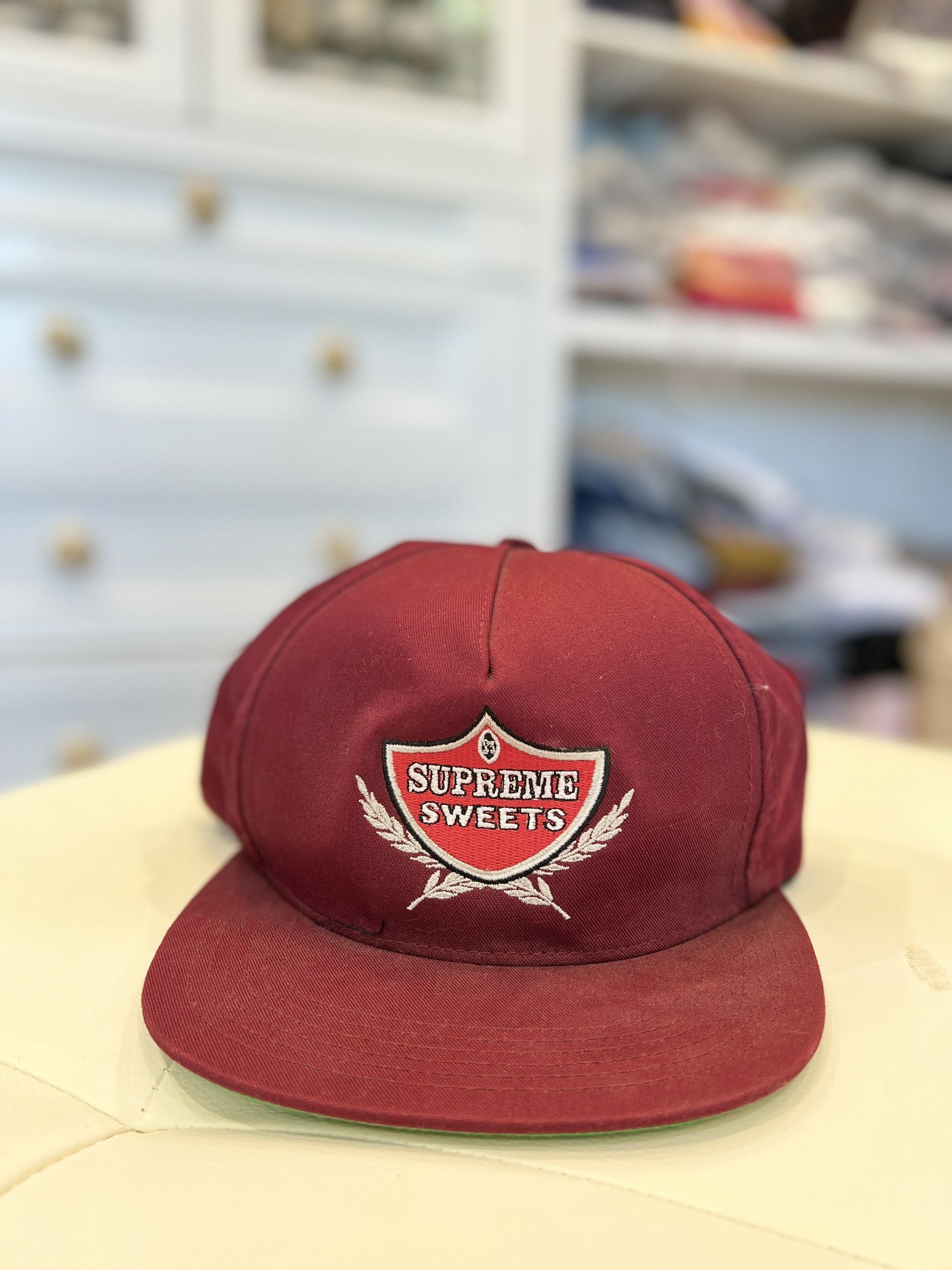 Supreme Supreme X Swisher Sweets Burgundy Hat Grailed