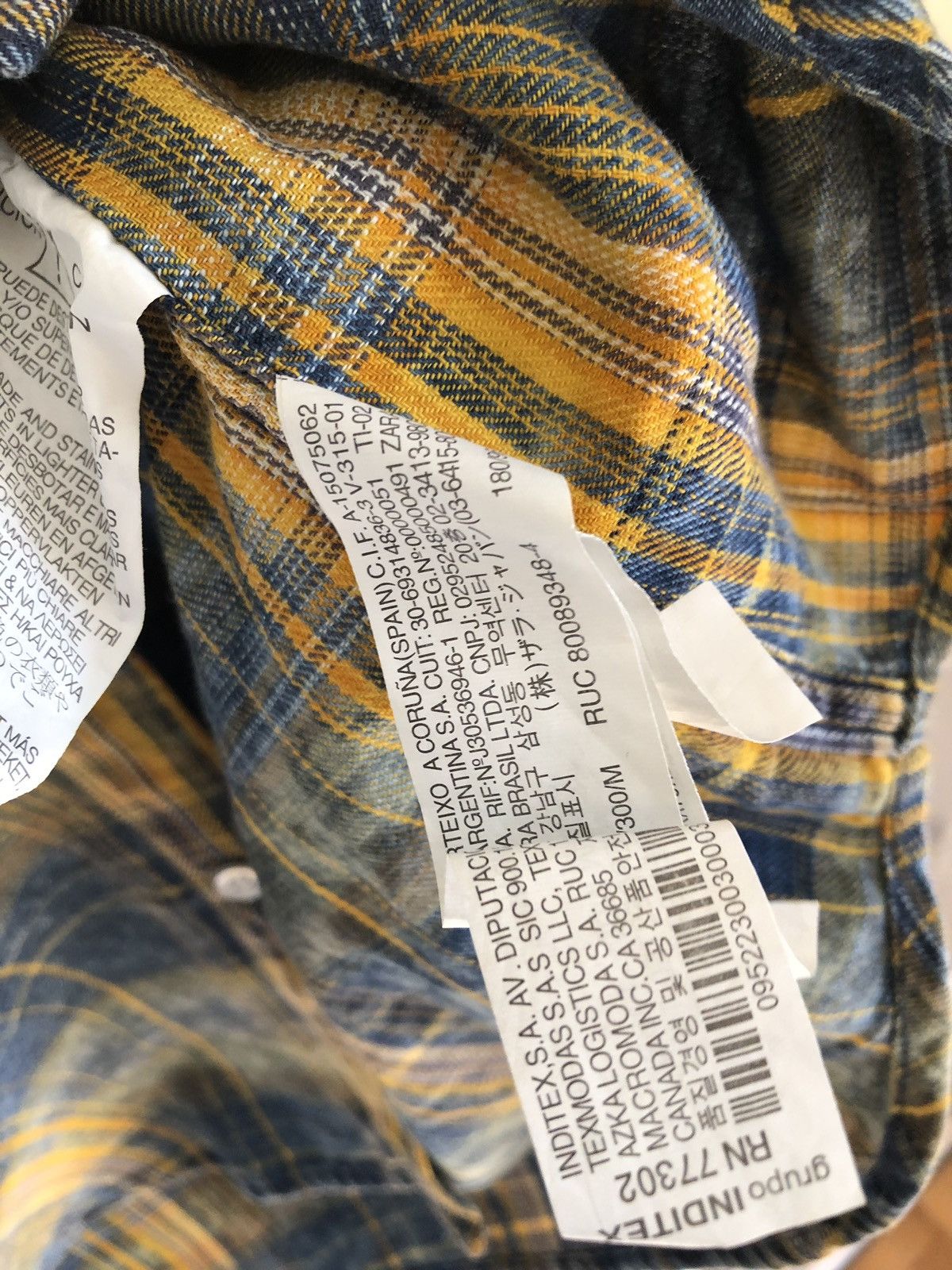 Zara Zara 1975 Logger Western Bleached Flannel shirt Size US M / EU 48-50 / 2 - 4 Thumbnail