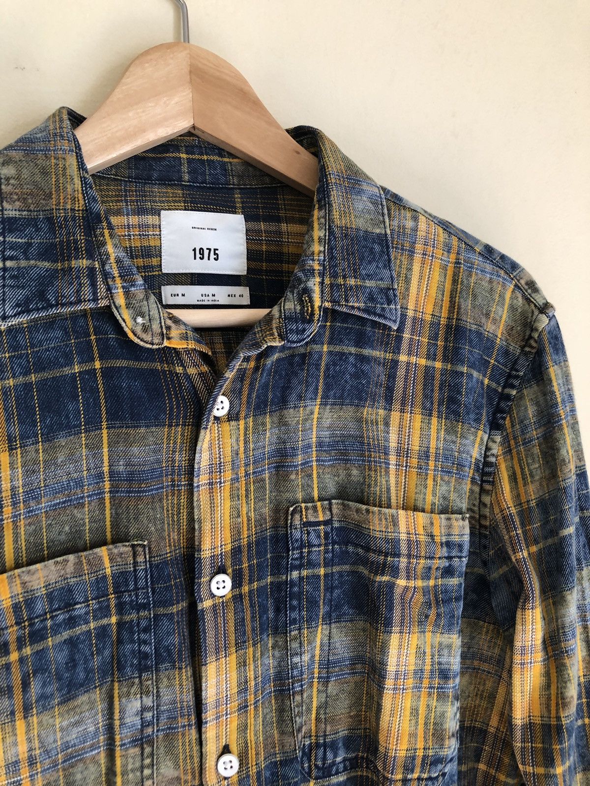 Zara Zara 1975 Logger Western Bleached Flannel shirt Size US M / EU 48-50 / 2 - 1 Thumbnail