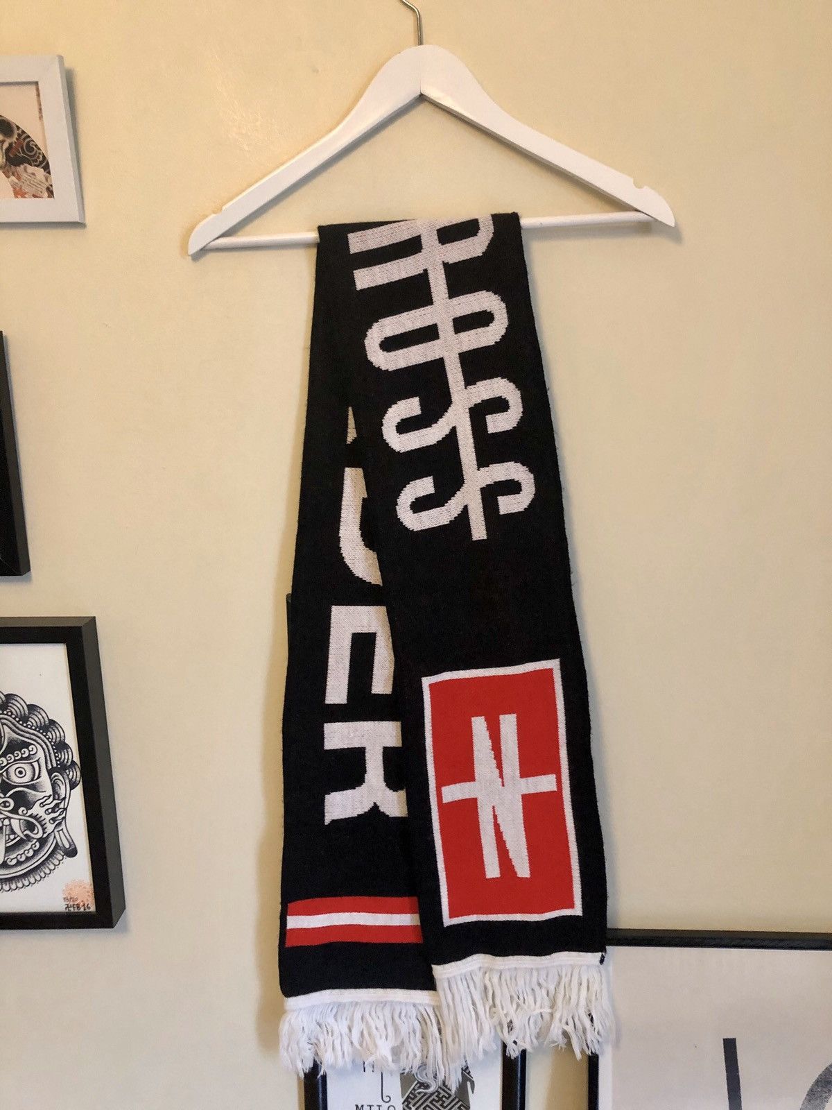 Other NewCross Italy Hooligan ultras soccer long scarf Size ONE SIZE - 2 Thumbnail