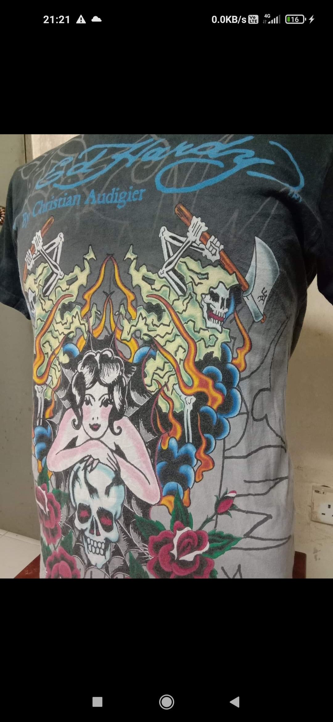 Ed Hardy Ed Hardy By Christian Audigier Hot Design Tee Size US S / EU 44-46 / 1 - 9 Thumbnail