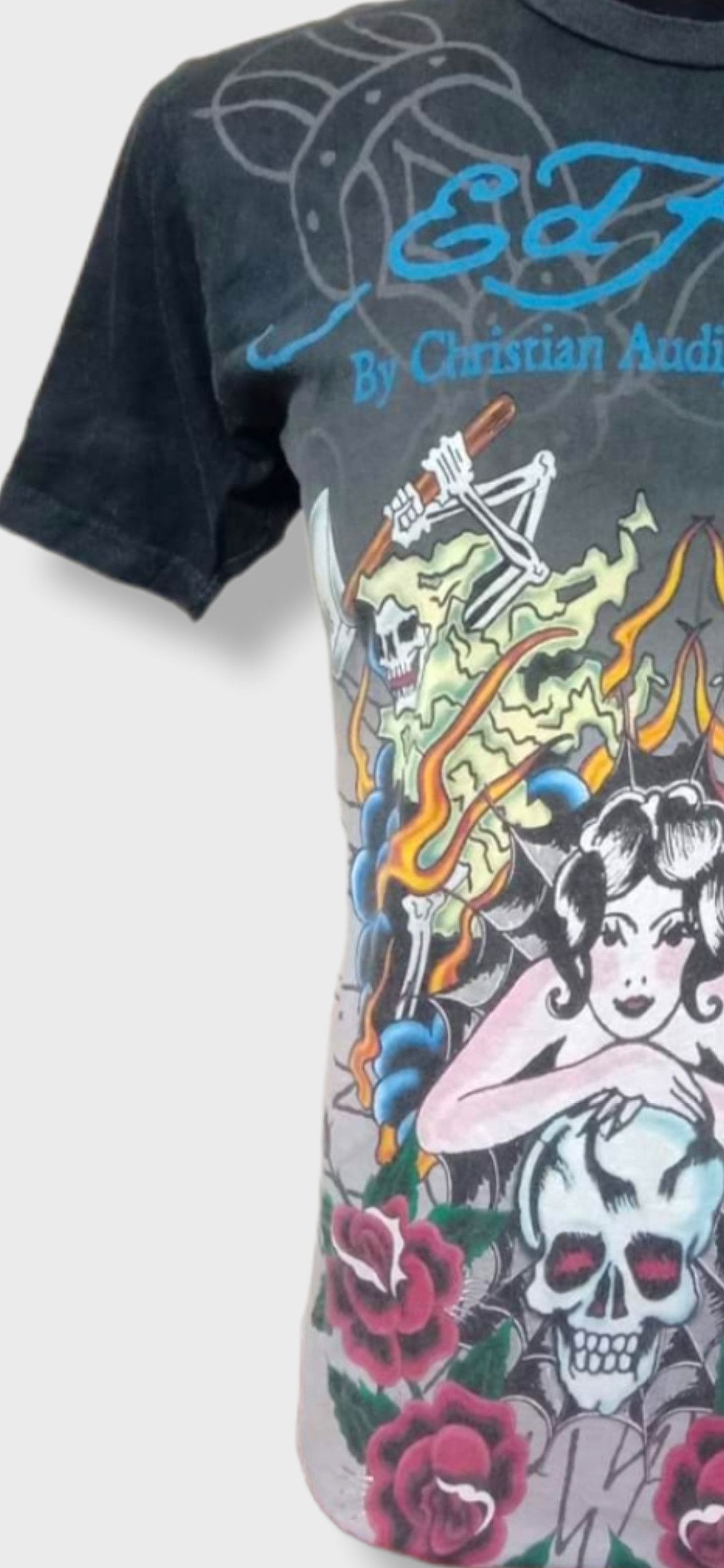 Ed Hardy Ed Hardy By Christian Audigier Hot Design Tee Size US S / EU 44-46 / 1 - 5 Thumbnail