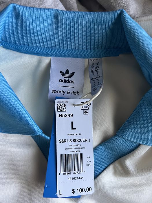 Adidas Sporty and Rich Adidas Long Sleeve Soccer Jersey | Grailed