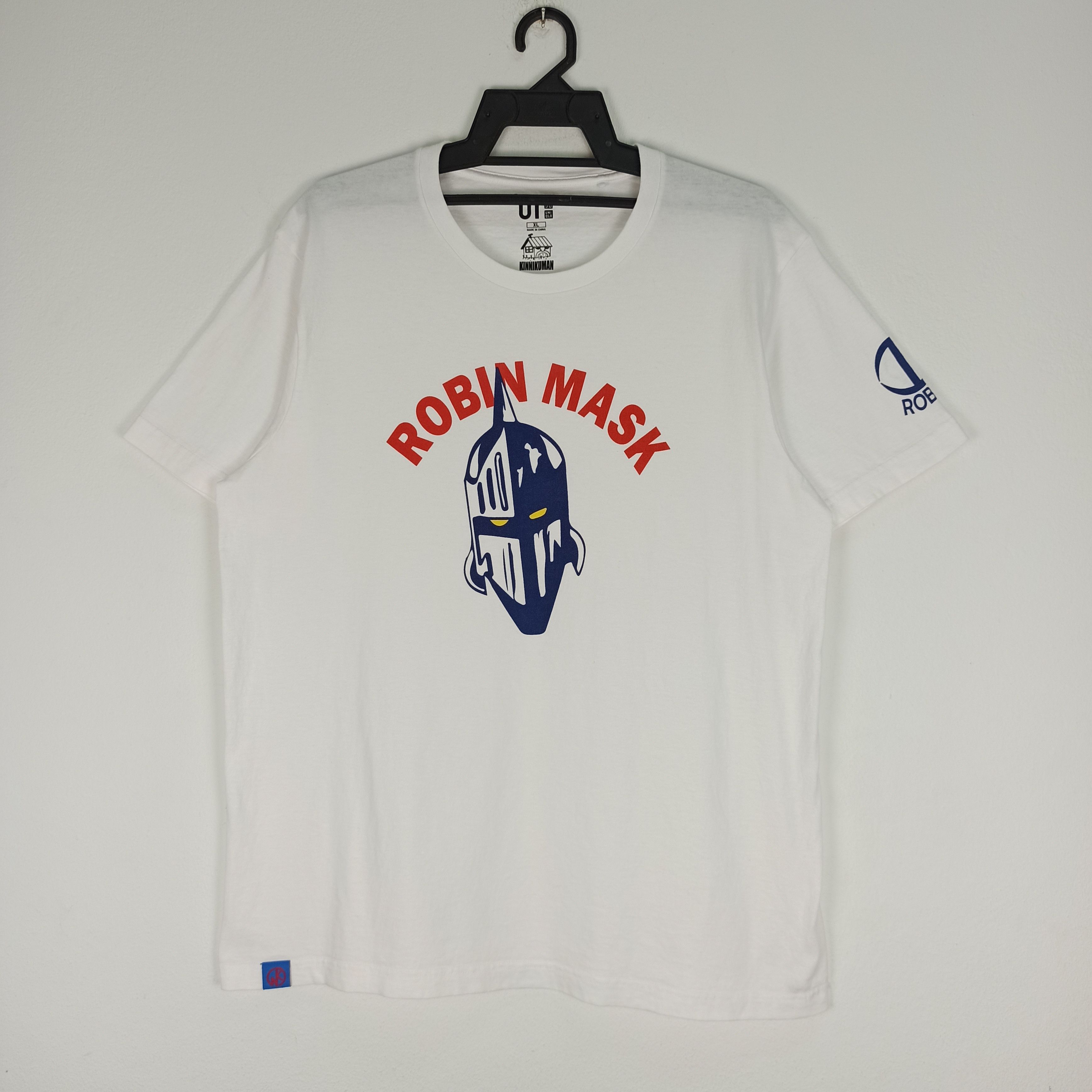 image of Anima x Uniqlo Anime Kinnikuman Robin Mask X Uniqlo Tshirt in White, Men's (Size XL)