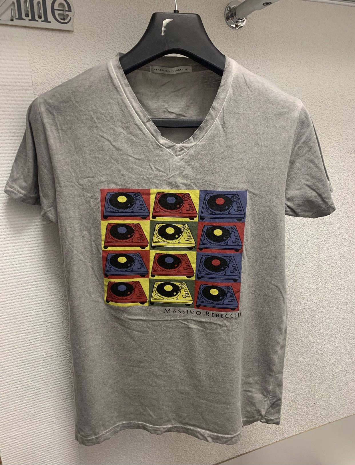 Other Massimo Rebecchi big logo t-shirt M Italian disinfect Size US M / EU 48-50 / 2 - 1 Thumbnail