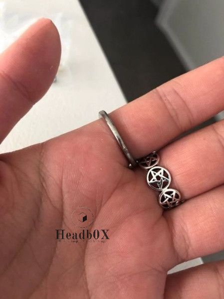 Jewelry Star Pentagram Ring Size ONE SIZE - 6 Thumbnail
