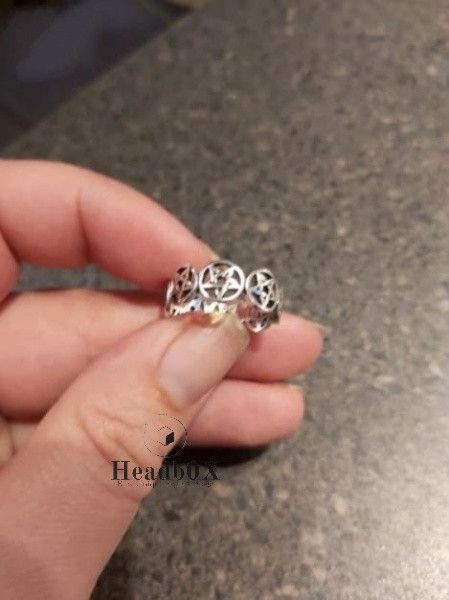 Jewelry Star Pentagram Ring Size ONE SIZE - 7 Thumbnail